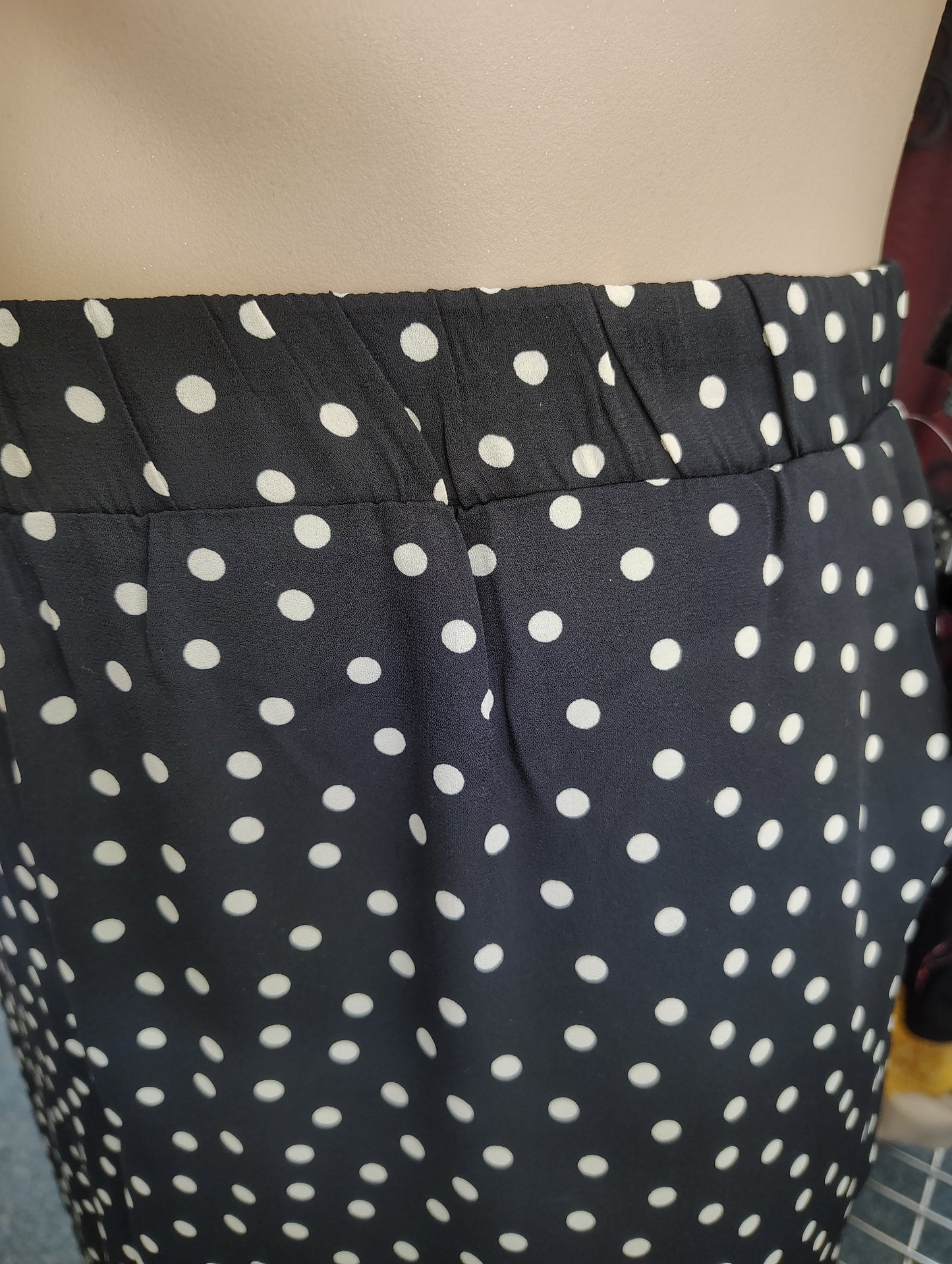 Express black wide leg chiffon dress pants size xl
