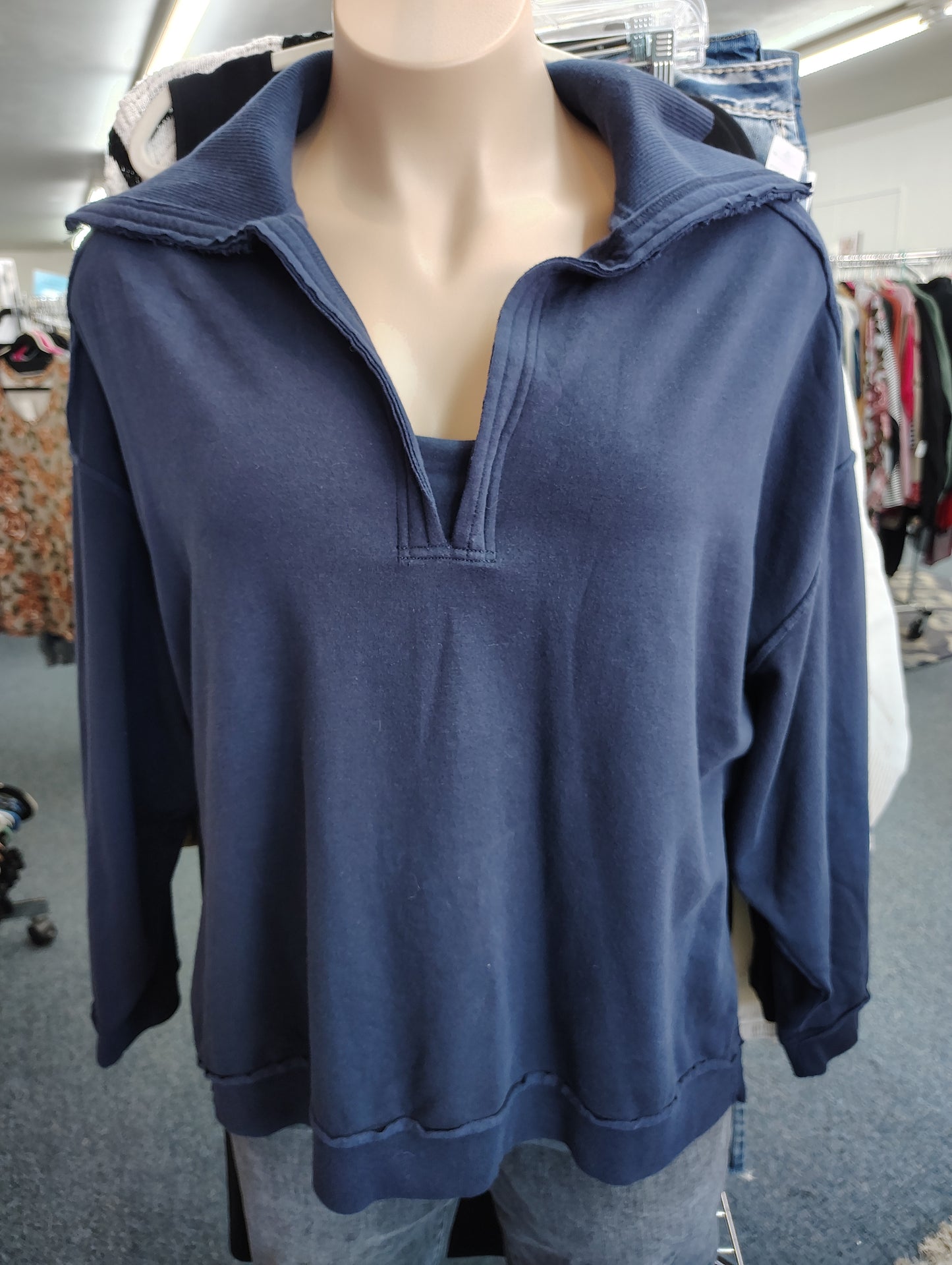 Torrid super soft fleece blue sweatshirt size 3x