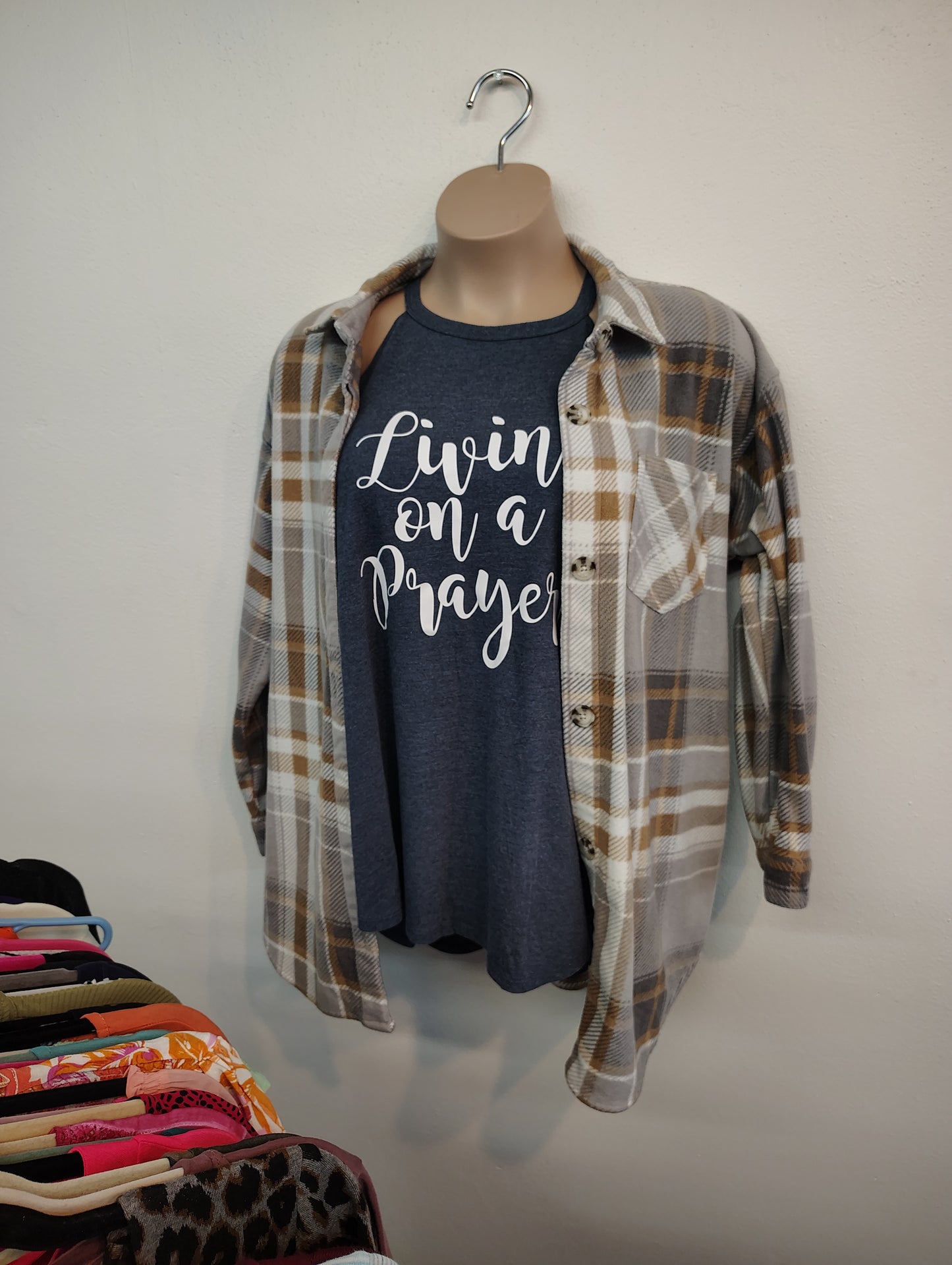Maurices plaid shacket with pockets xxl