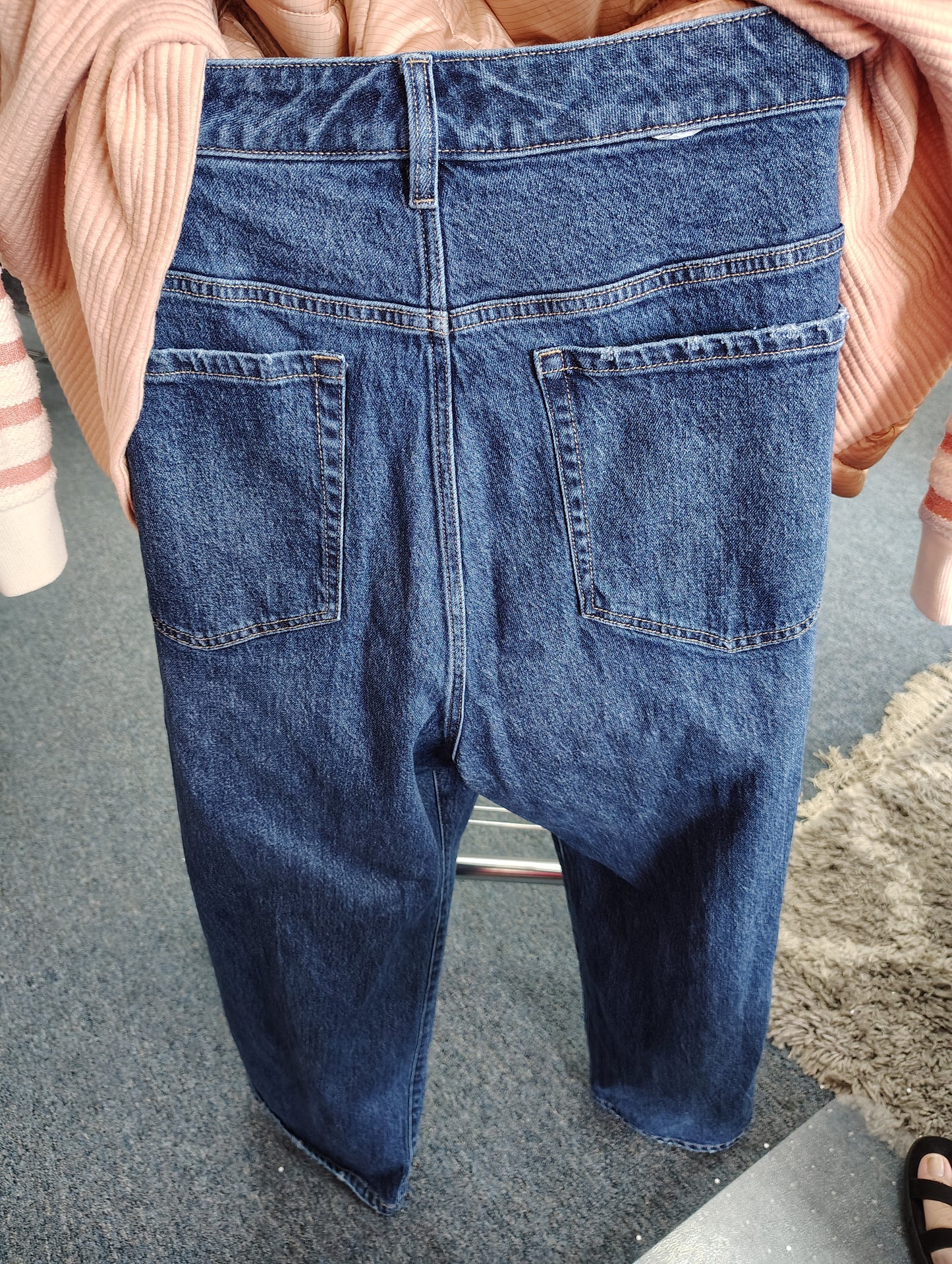 Lane Bryant mid rise relaxed straight jeans size 26 petite