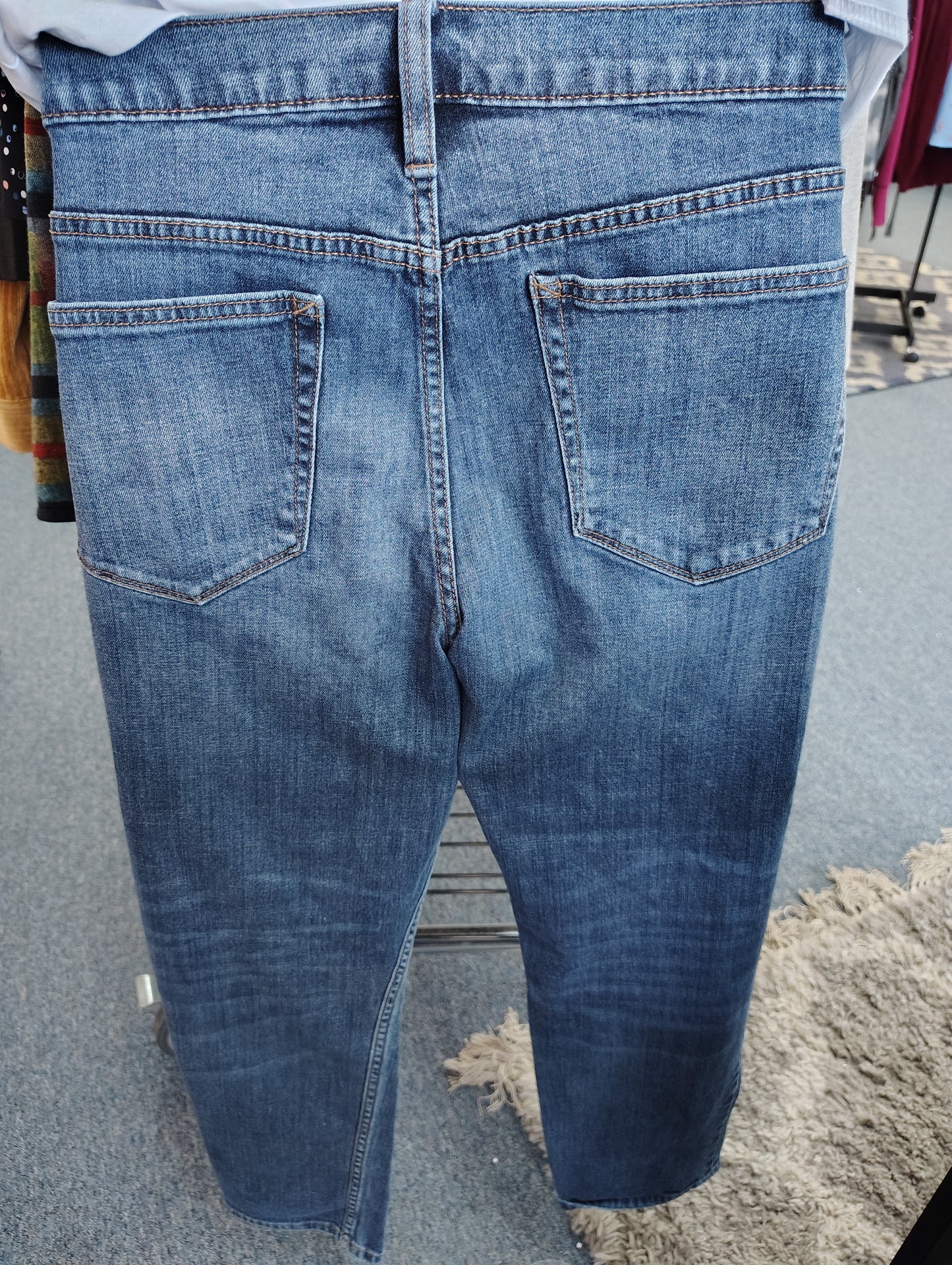 a.n.a. skinny boyfriend distressed jeans size 16