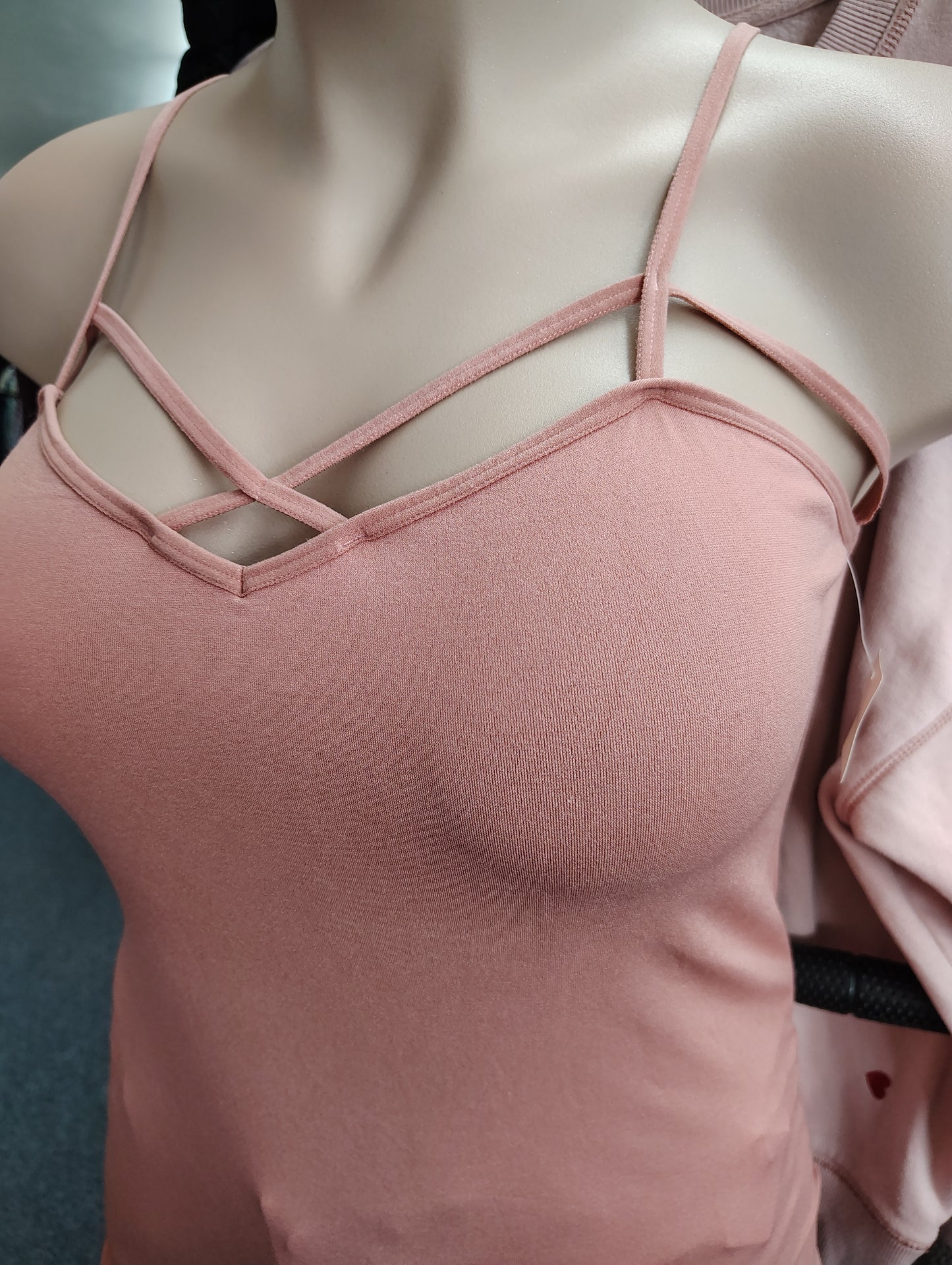 Zenana Outfitters light pink seamless tank top size 2x/3x