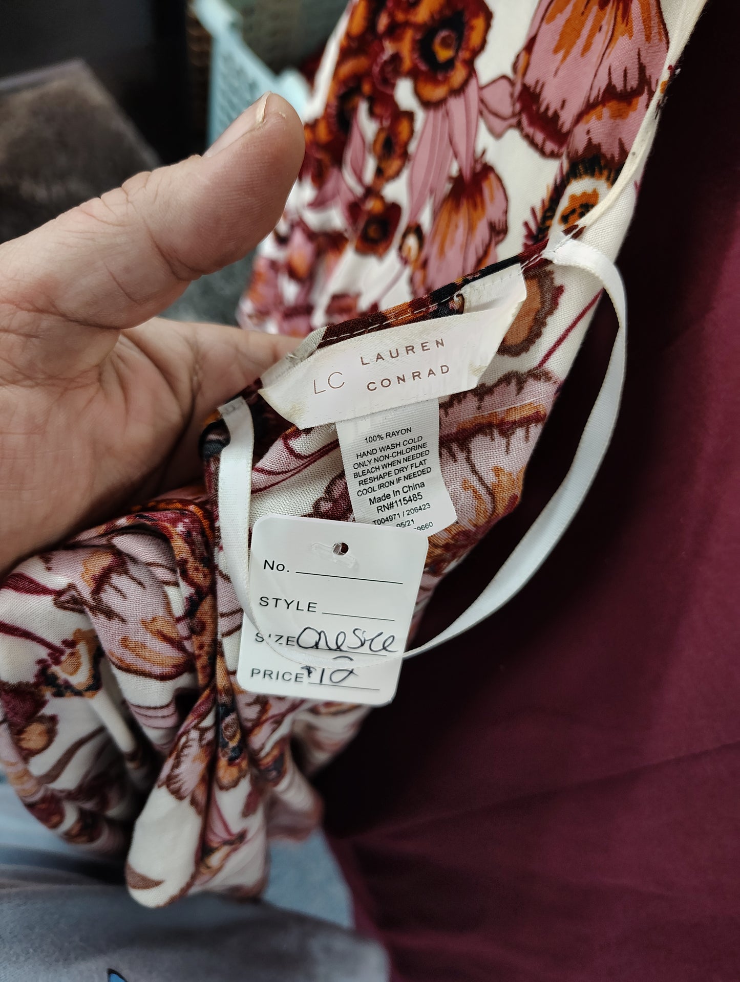 Lauren Conrad floral one size kimono