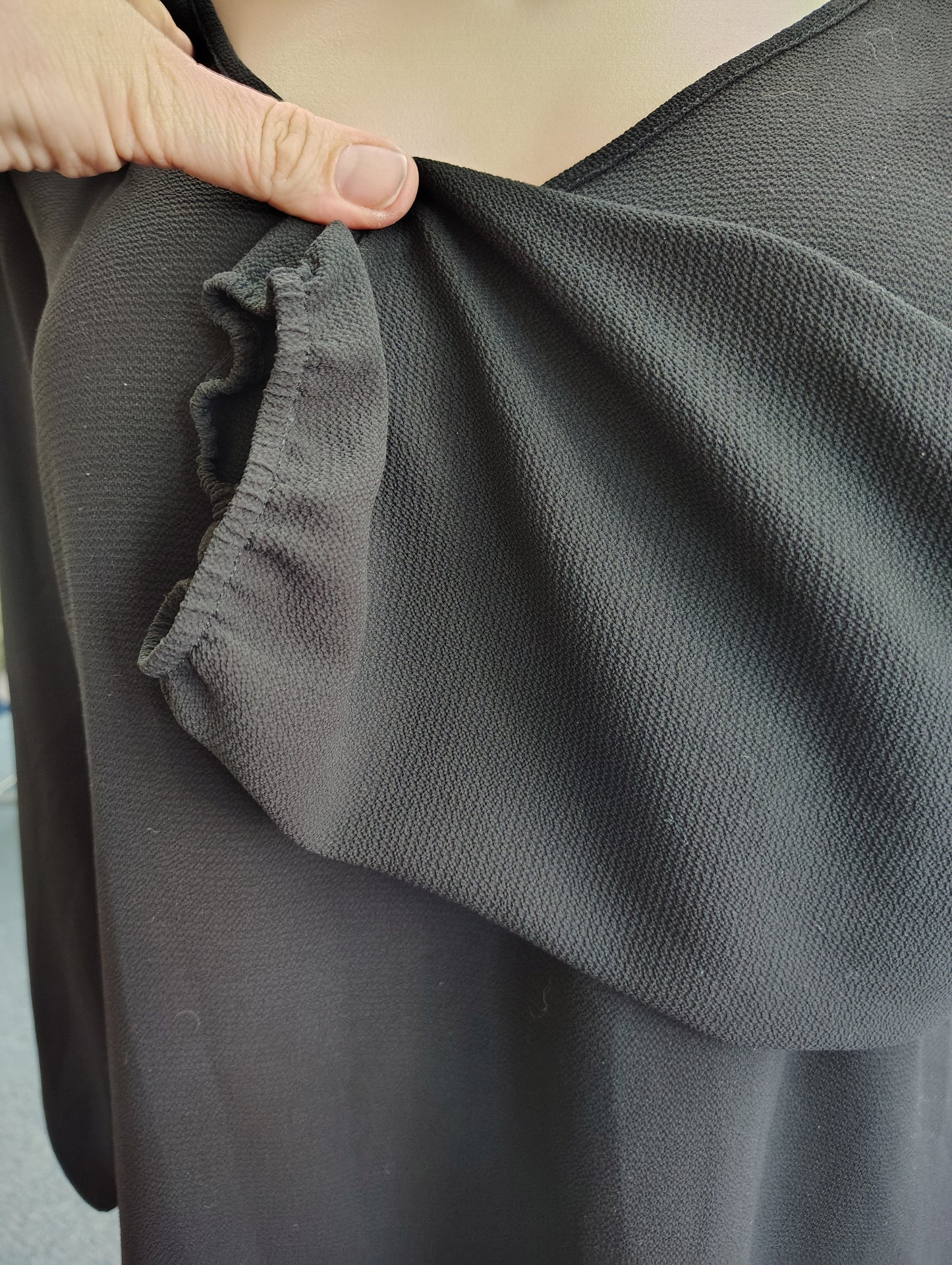 Torrid black lace back dressy top size 3x