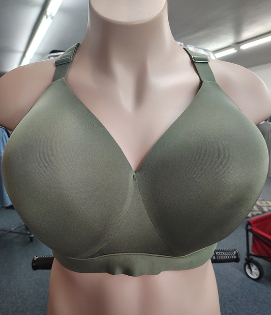 Cacique green lightly lined lounge bra 50DD