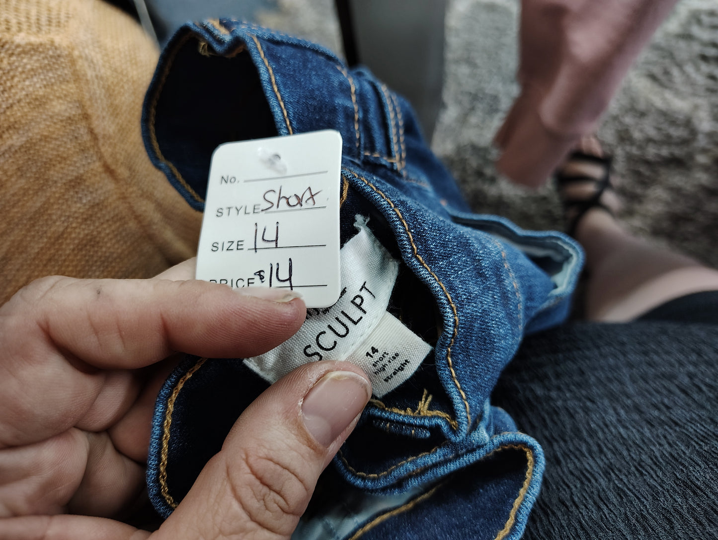 Maurices Sculpt high rise straight leg jeans size 14 short