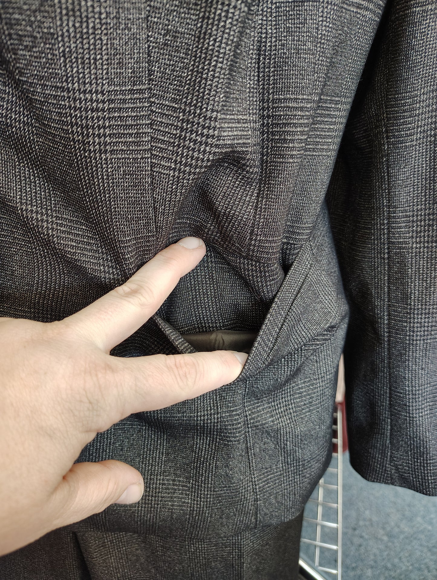 Lane Bryant brown plaid blazer jacket size 26 4x