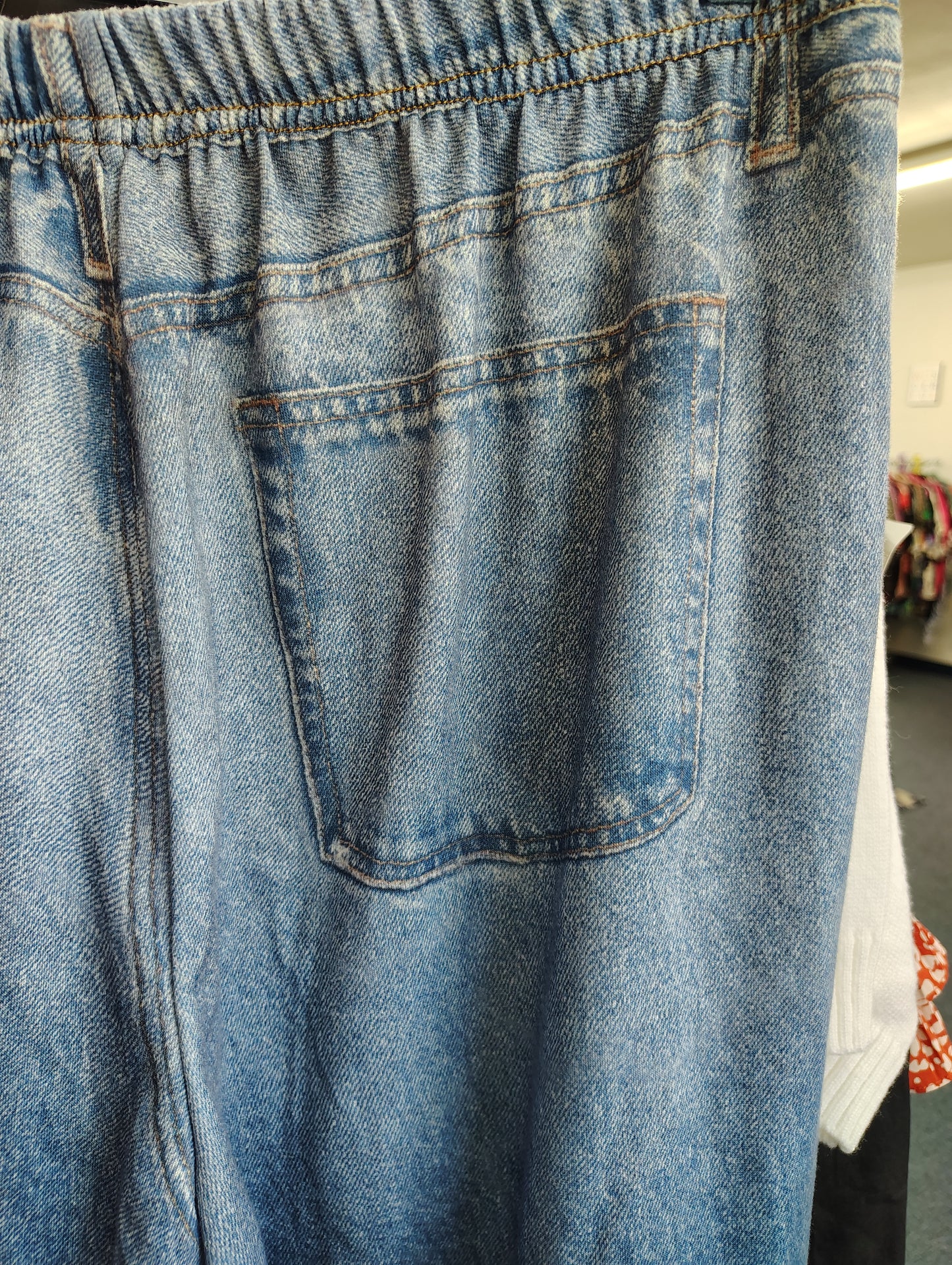 Amazon Miramar NWT sweatpant jeans baggy wide leg stretchy xxl