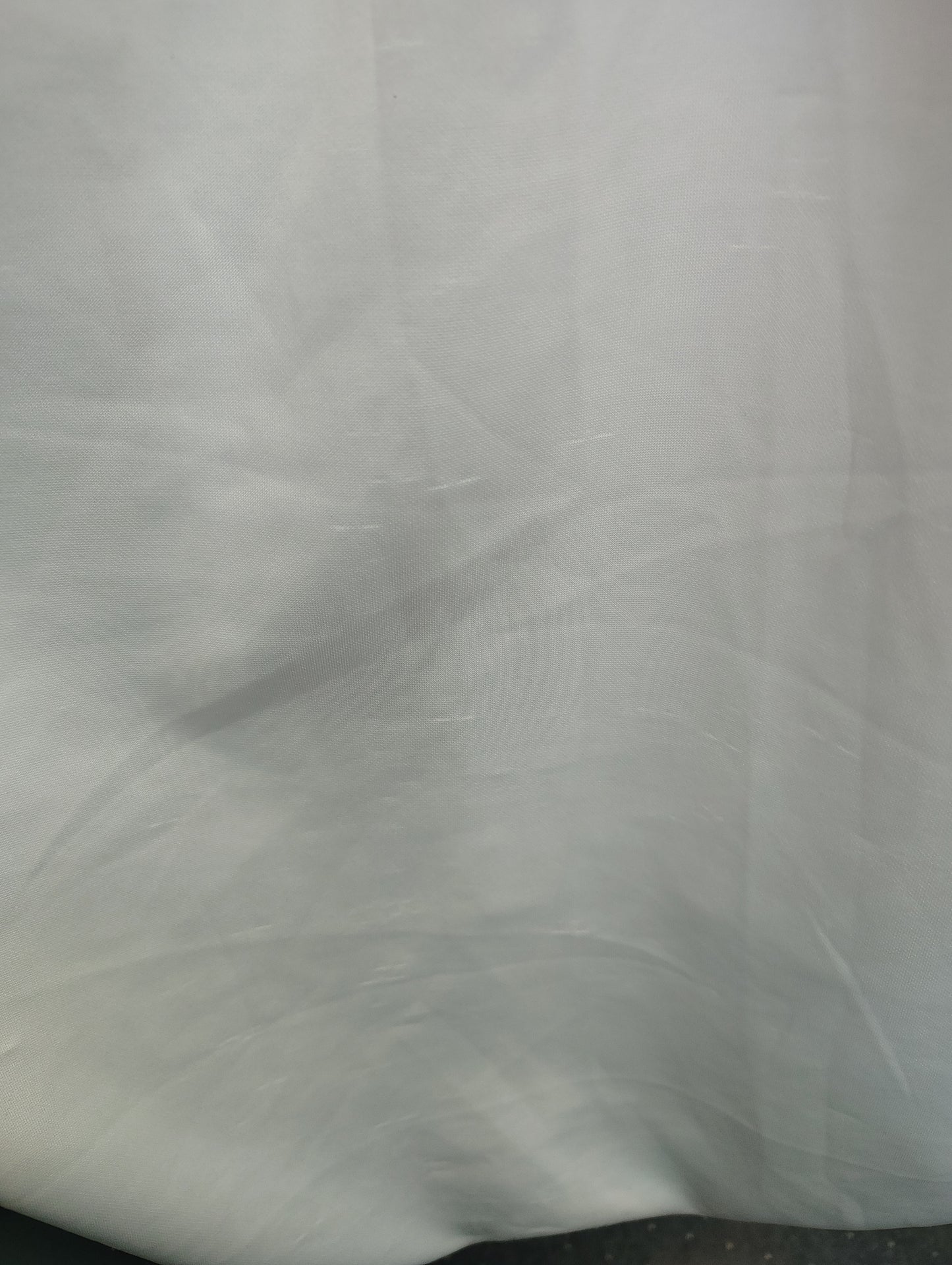 White bubble skirt ruffle sleeve dress aline size 1x