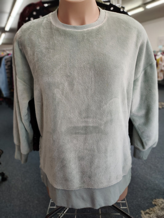 SO super soft mint sweatshirt size L