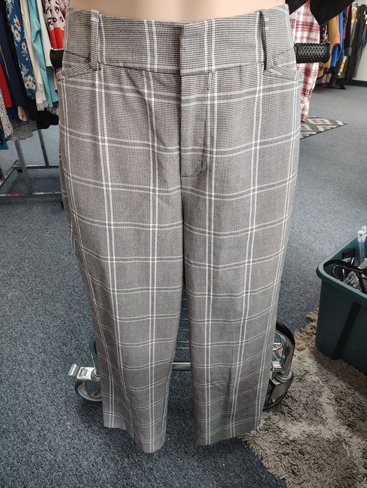 Ava & Viv plaid straight leg dress pants size 16w