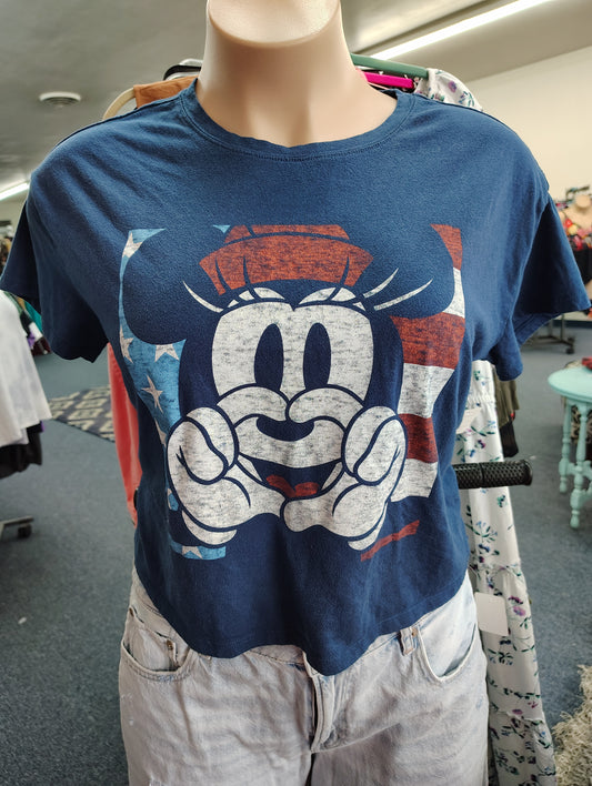 Old Navy Disney Minnie Mouse slightly cropped top size XL