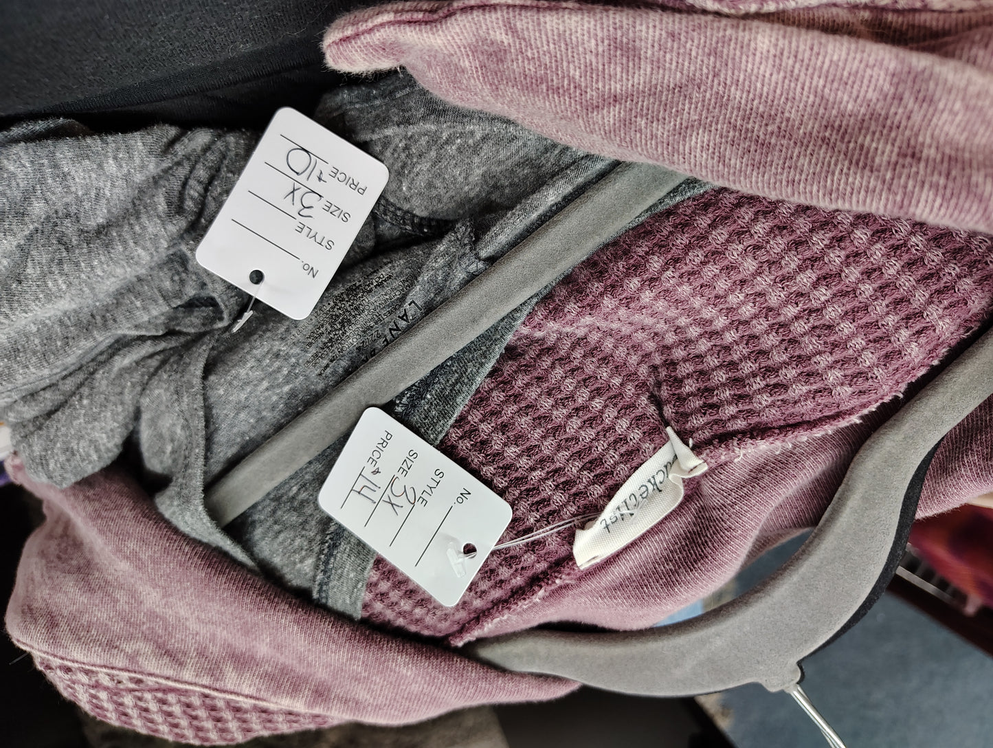 Bucketlist thermal maroon shacket size 3x