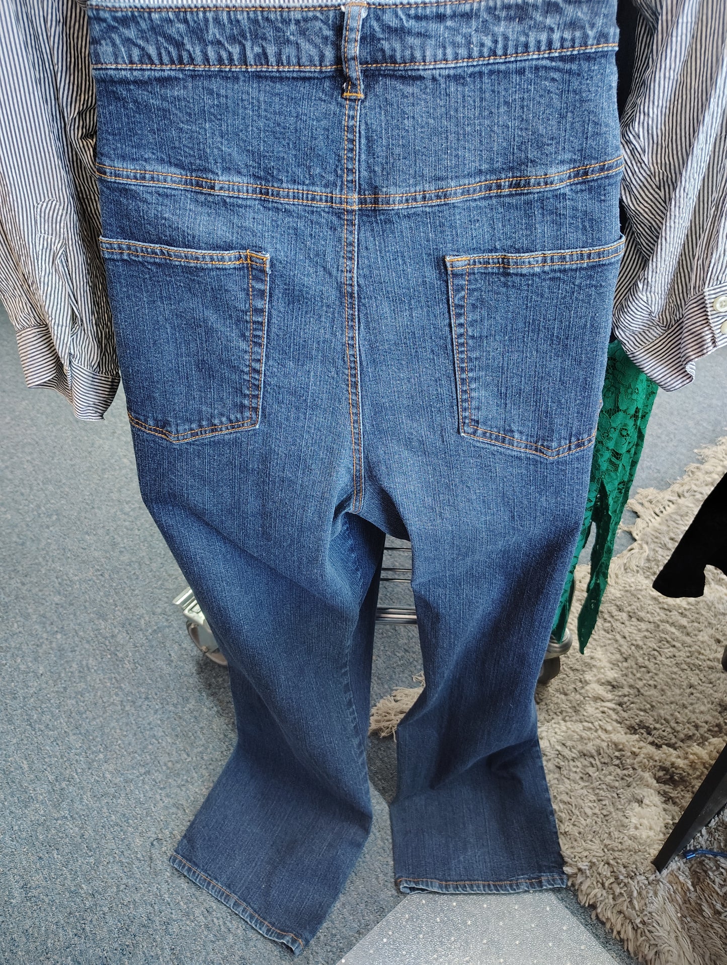 Woman Within jeans size 32W tall straight leg