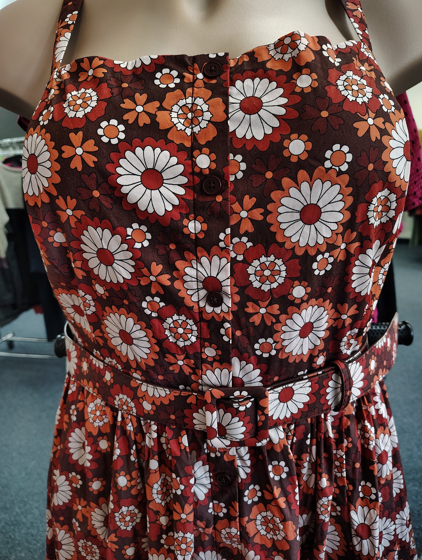 Torrid Retro Chic NWT retro daisy print dress with belt size 2x