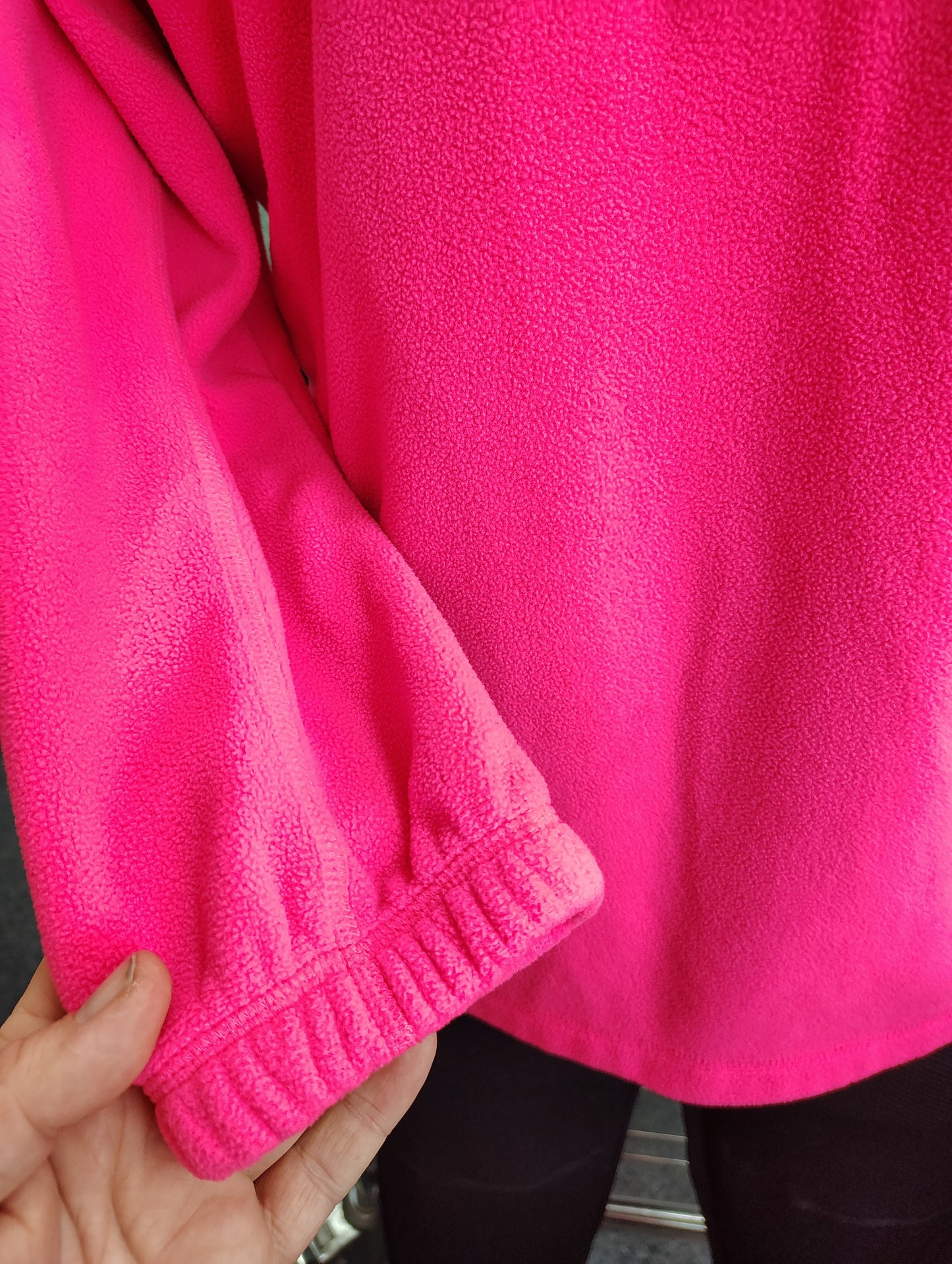 Livi Active pink fleece half zip sweatshirt jacket size 18/20 2x