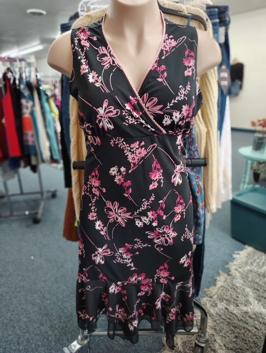 Vintage PS floral dress with asymmetrical hem size 2x