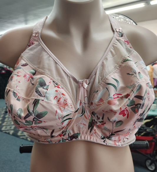 Goddess floral underwire full coverage bra size 40N