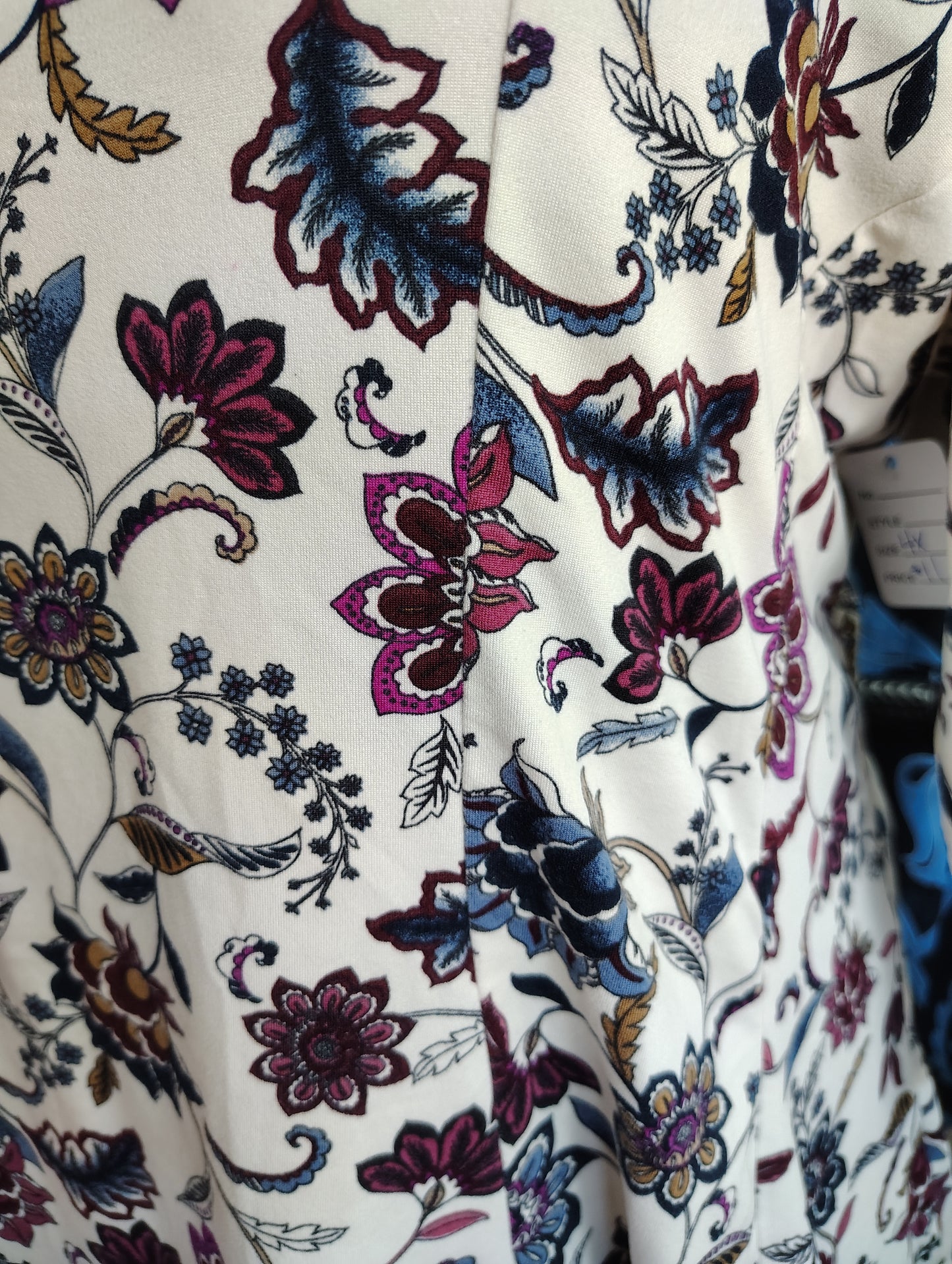 Lane Bryant floral soft top size 4x flared