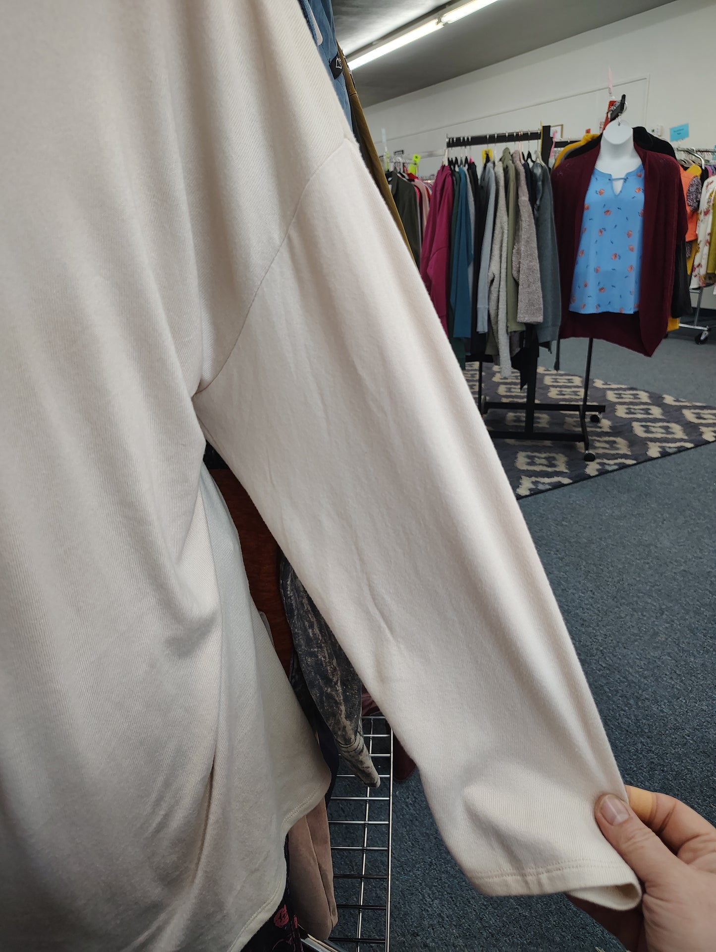 Cupio cream super soft tunic top size 3x