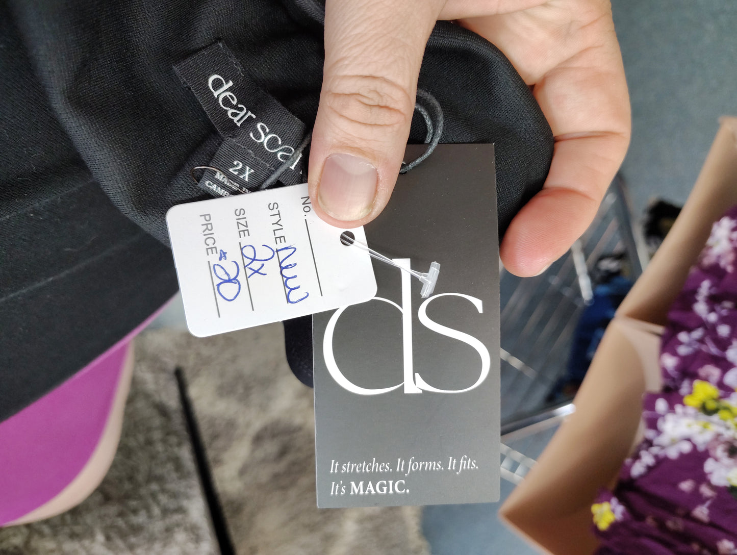 Dear Scarlett NWT black stretch knit blazer jacket 2x