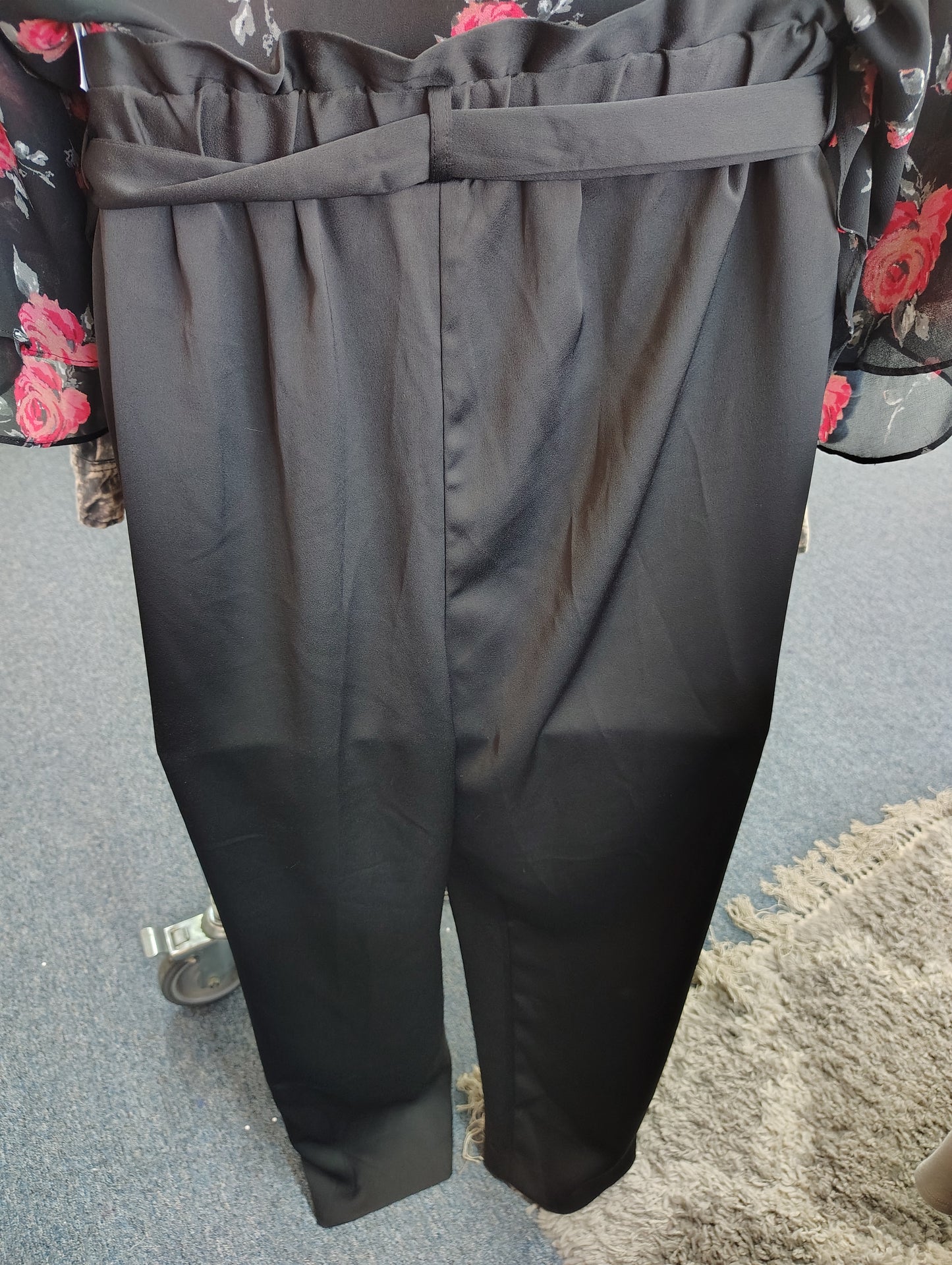Lane Bryant black silky dress pants new size 22