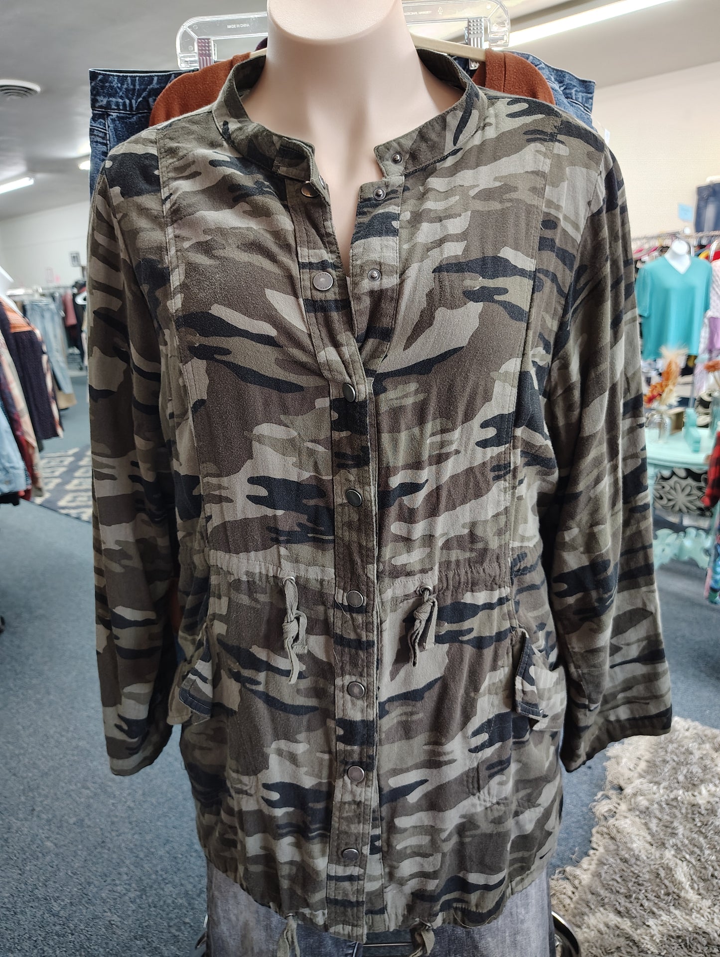 Torrid camo lightweight jacket size 4x