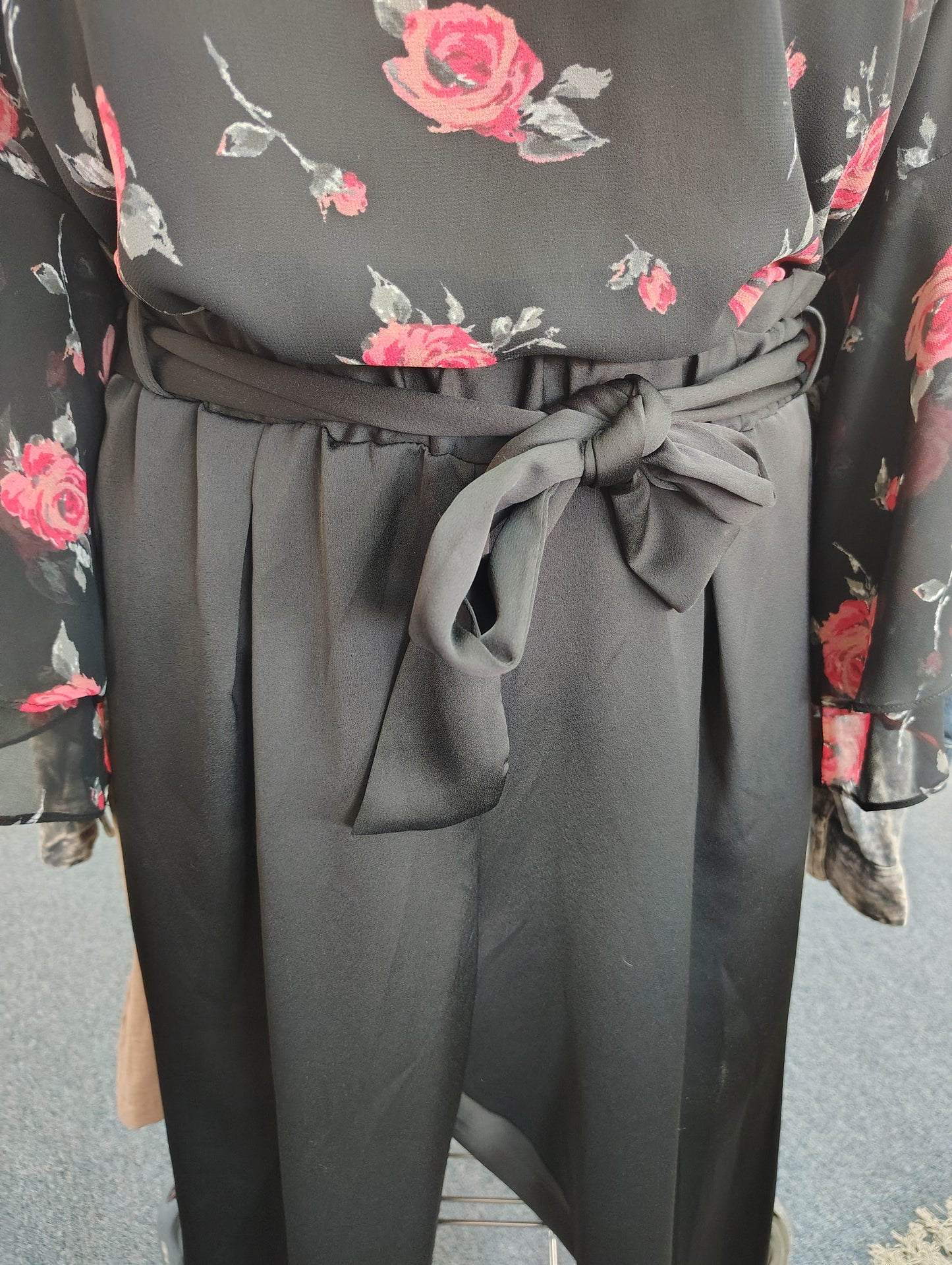 Lane Bryant black silky dress pants new size 22