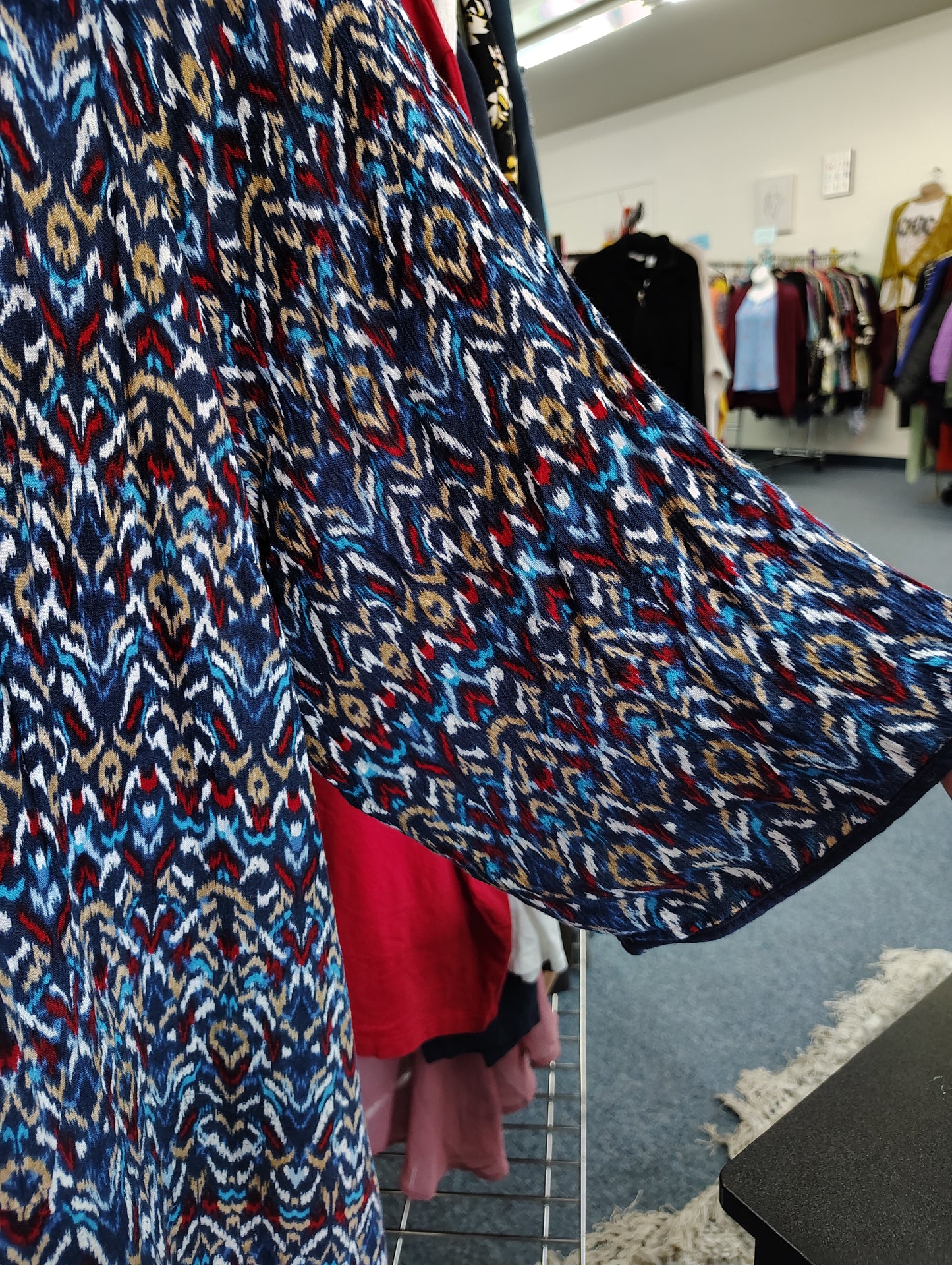 Catherines multicolored blouse size 5x