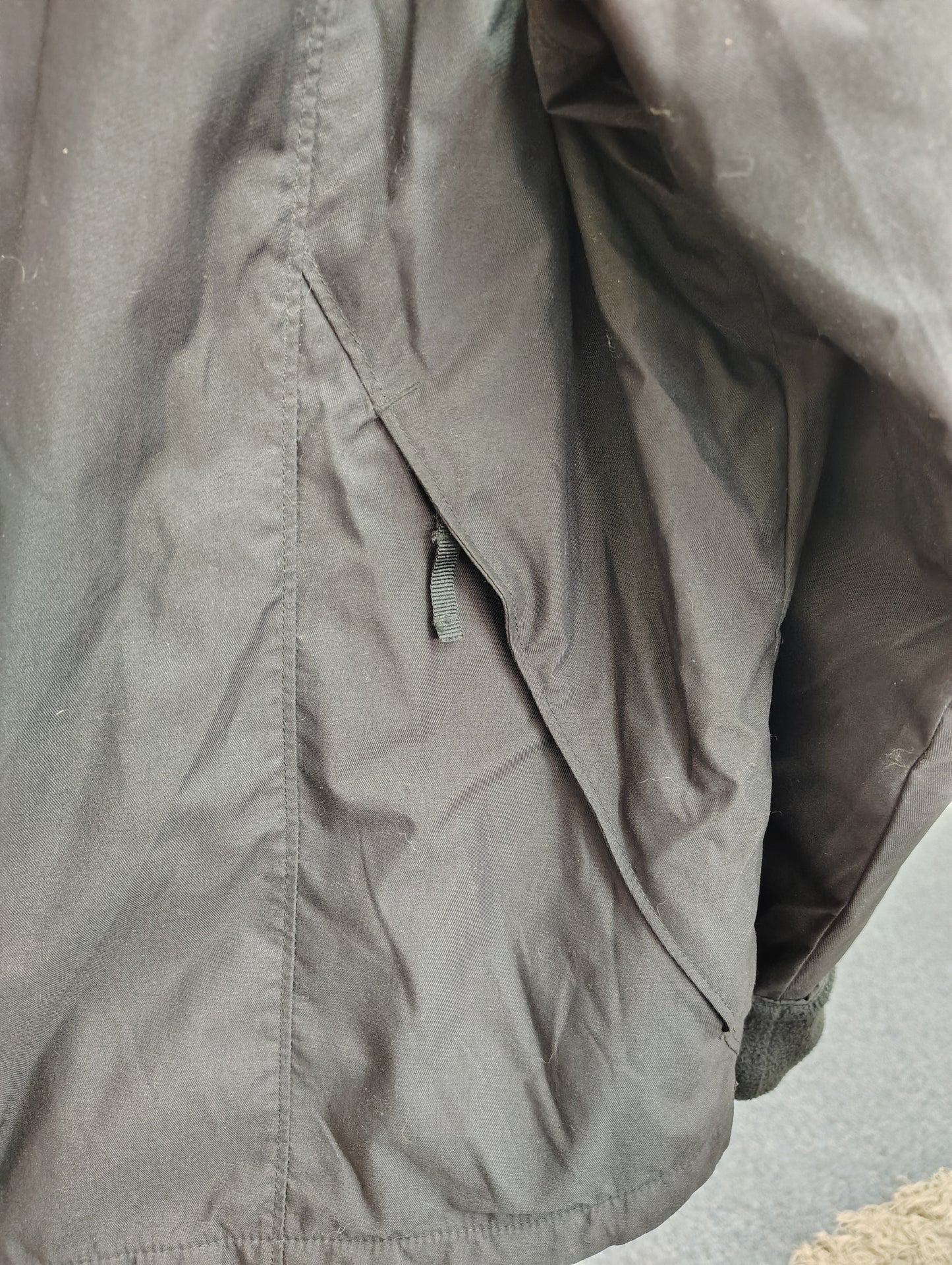 Columbia mid weight coat jacket fleece lined black size 2x