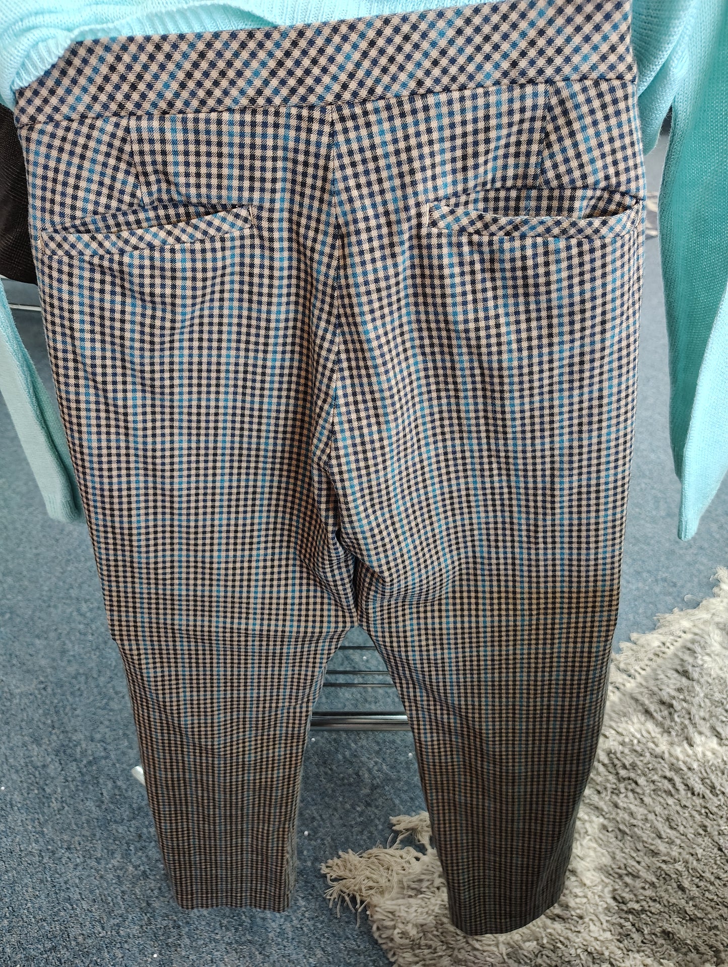 J Jill skinny ankle plaid dress pants size 16