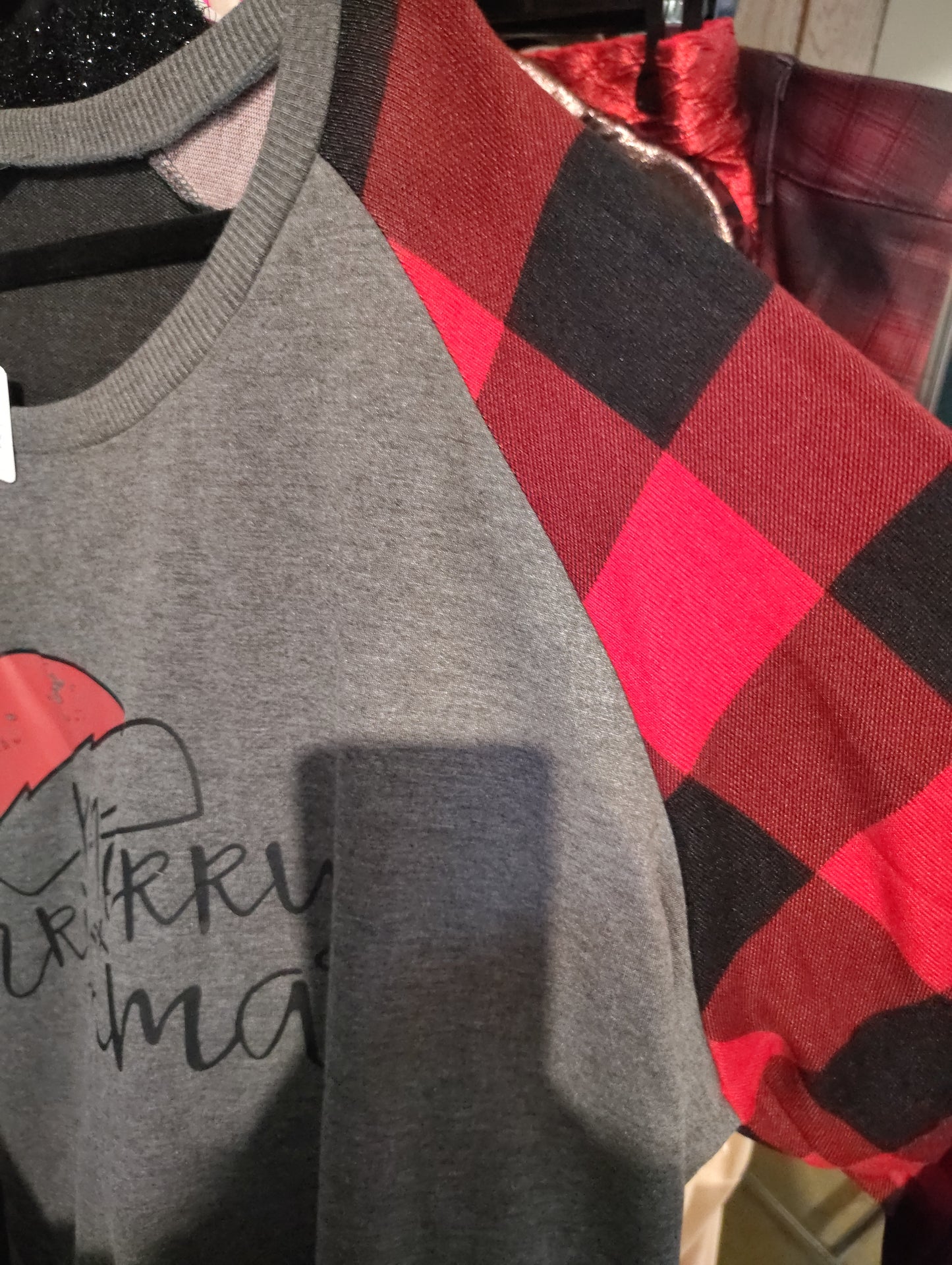 Bloomchic raglan sleeve Christmas top size 26 4x