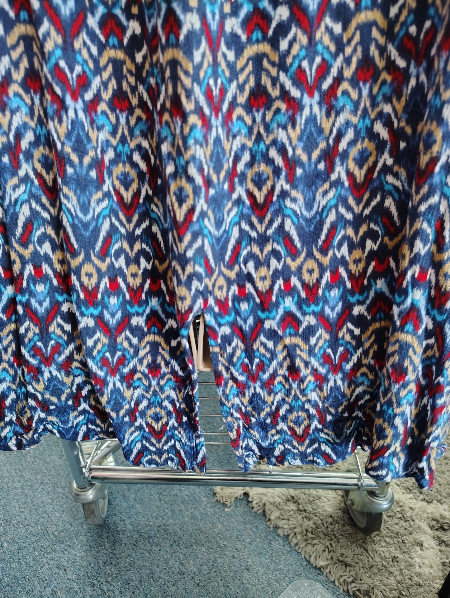 Catherines multicolored blouse size 5x