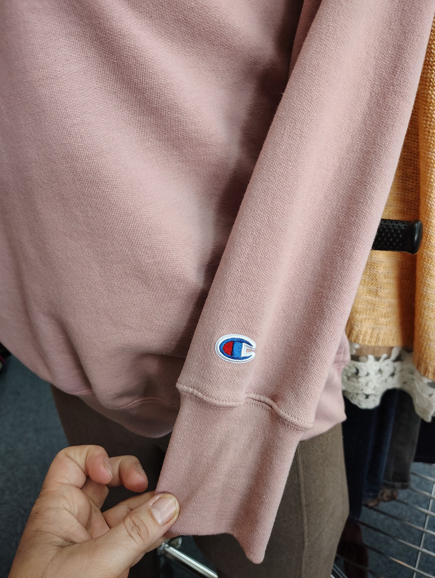 Champion light pink sweatshirt size 1x