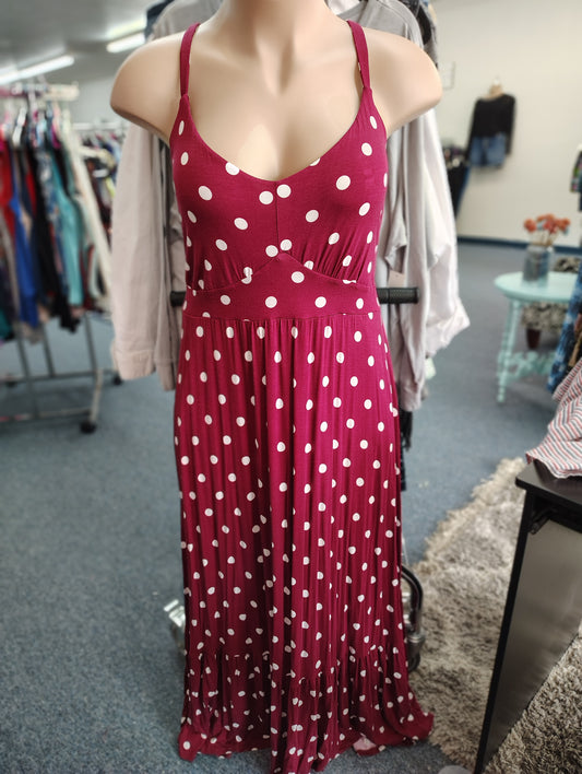 Torrid NWT red polka dot maxi dress size 4x