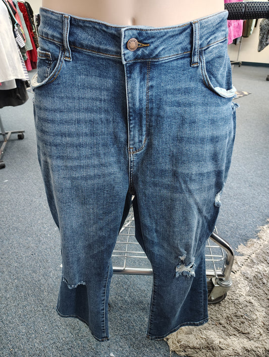 Judy Blue capri jeans size 24W