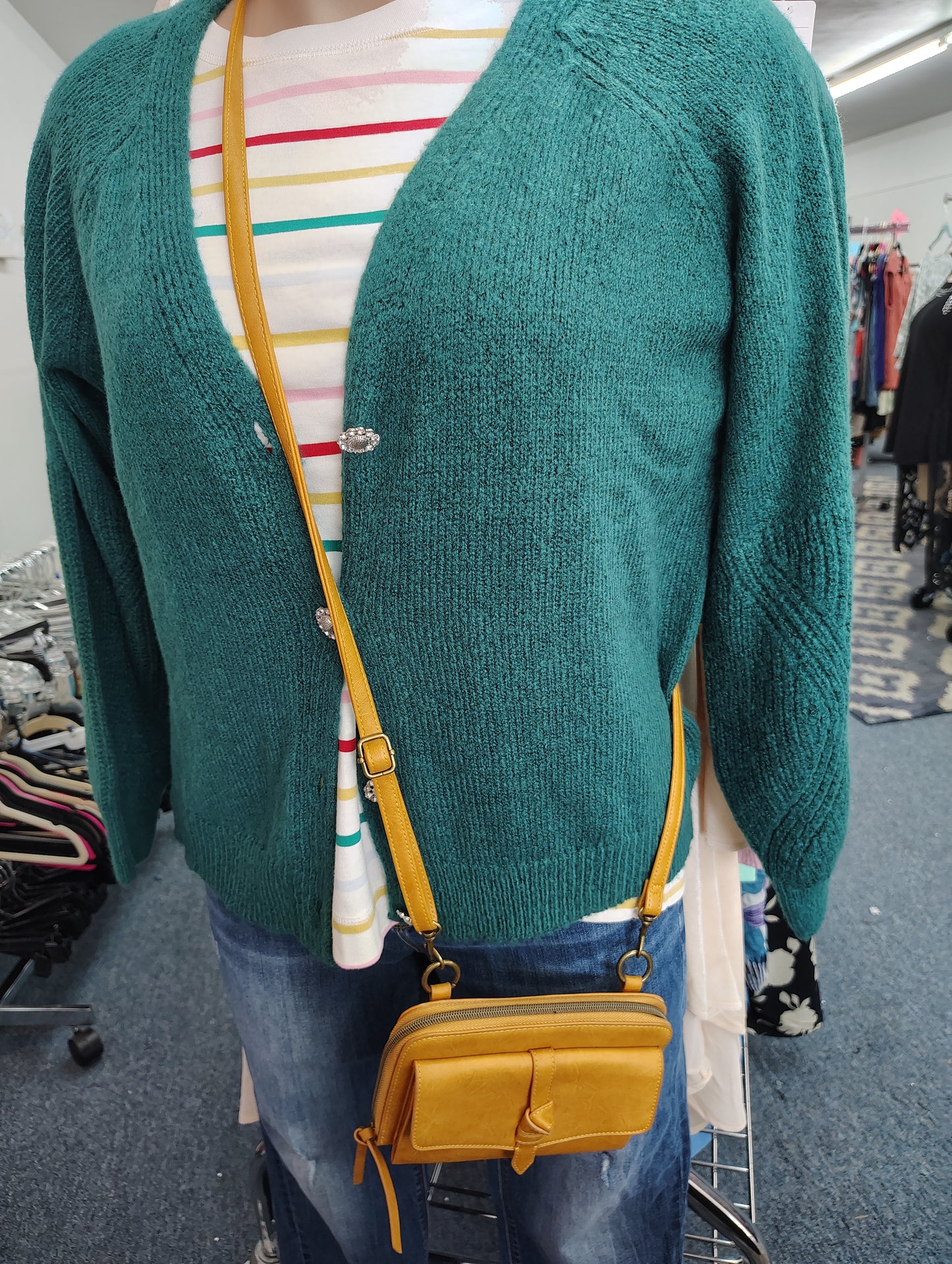 Maurices NWT green cardigan sweater size XL