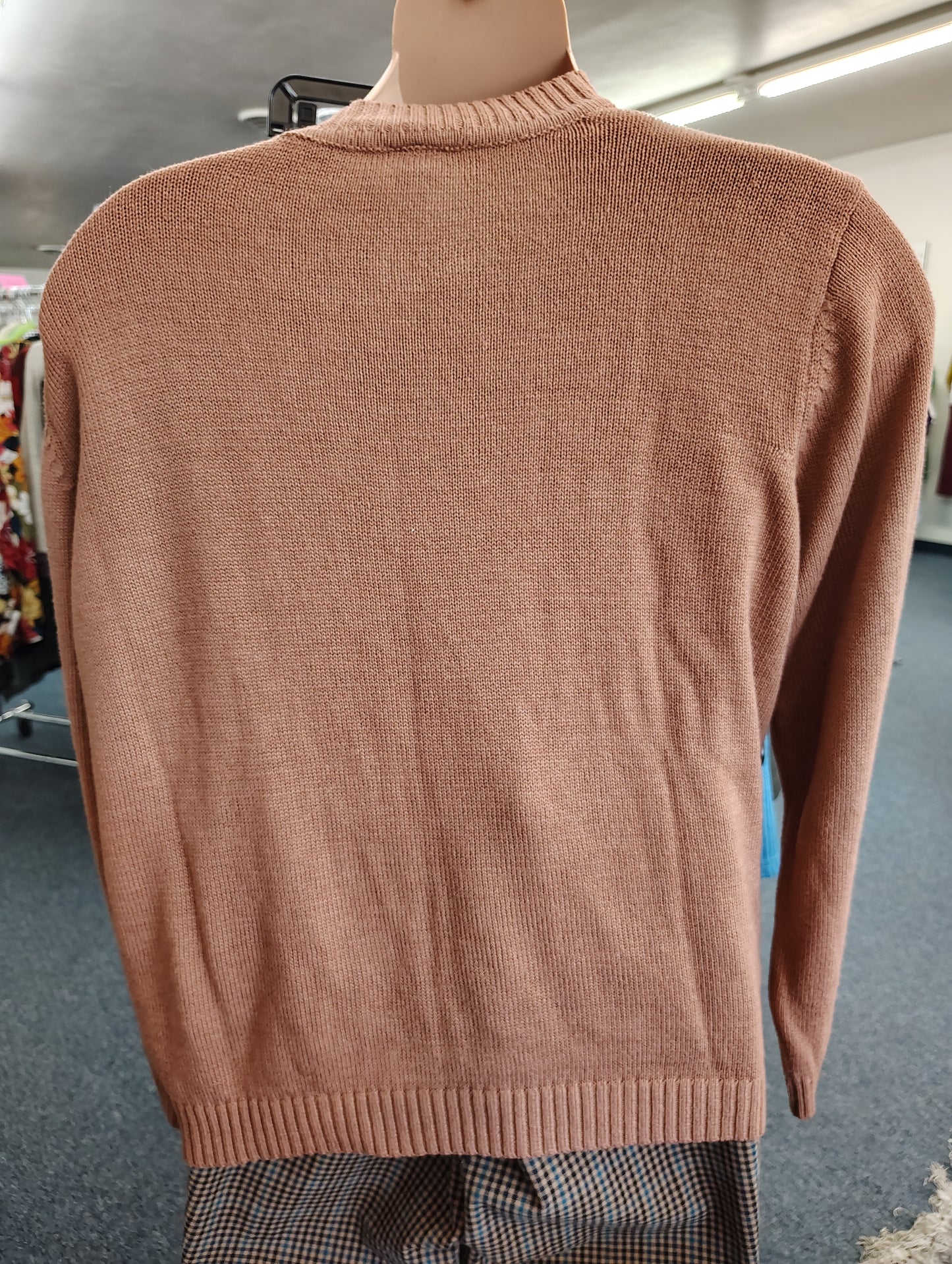 American Sweetheart brown cable knit sweater size 1x