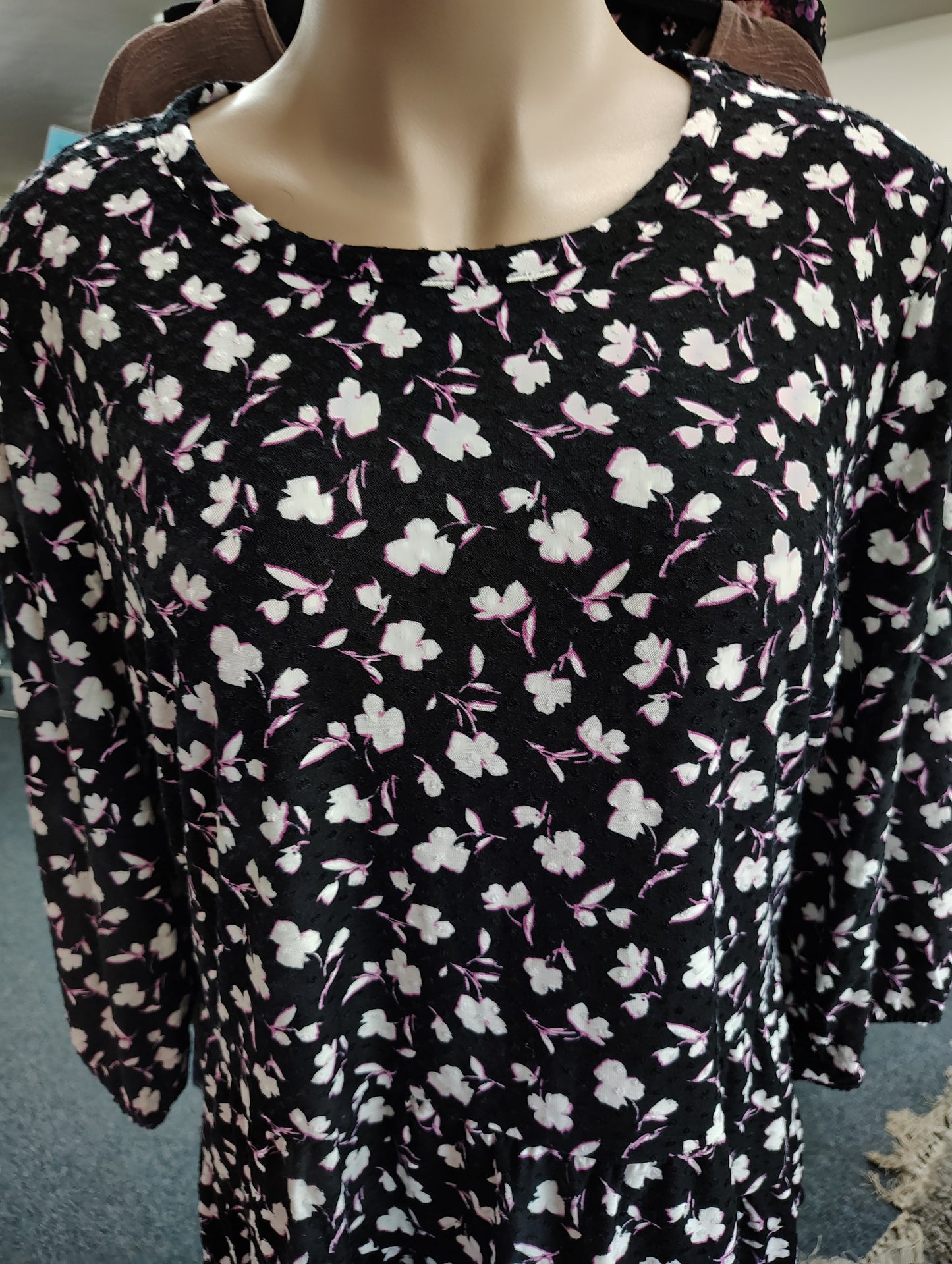 Lane Bryant NWT floral tiered top size 6x