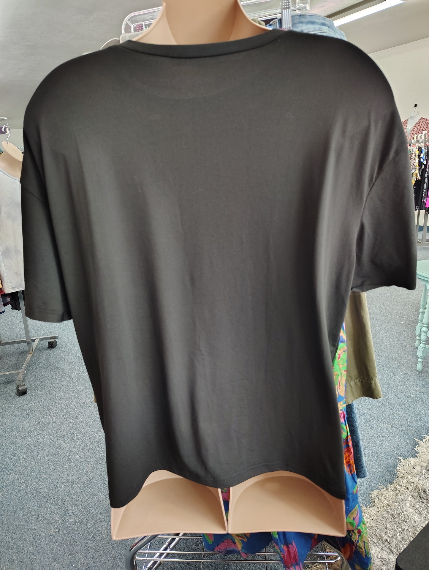 Shein Curve black graphic tee Let's Go Girl size 2x