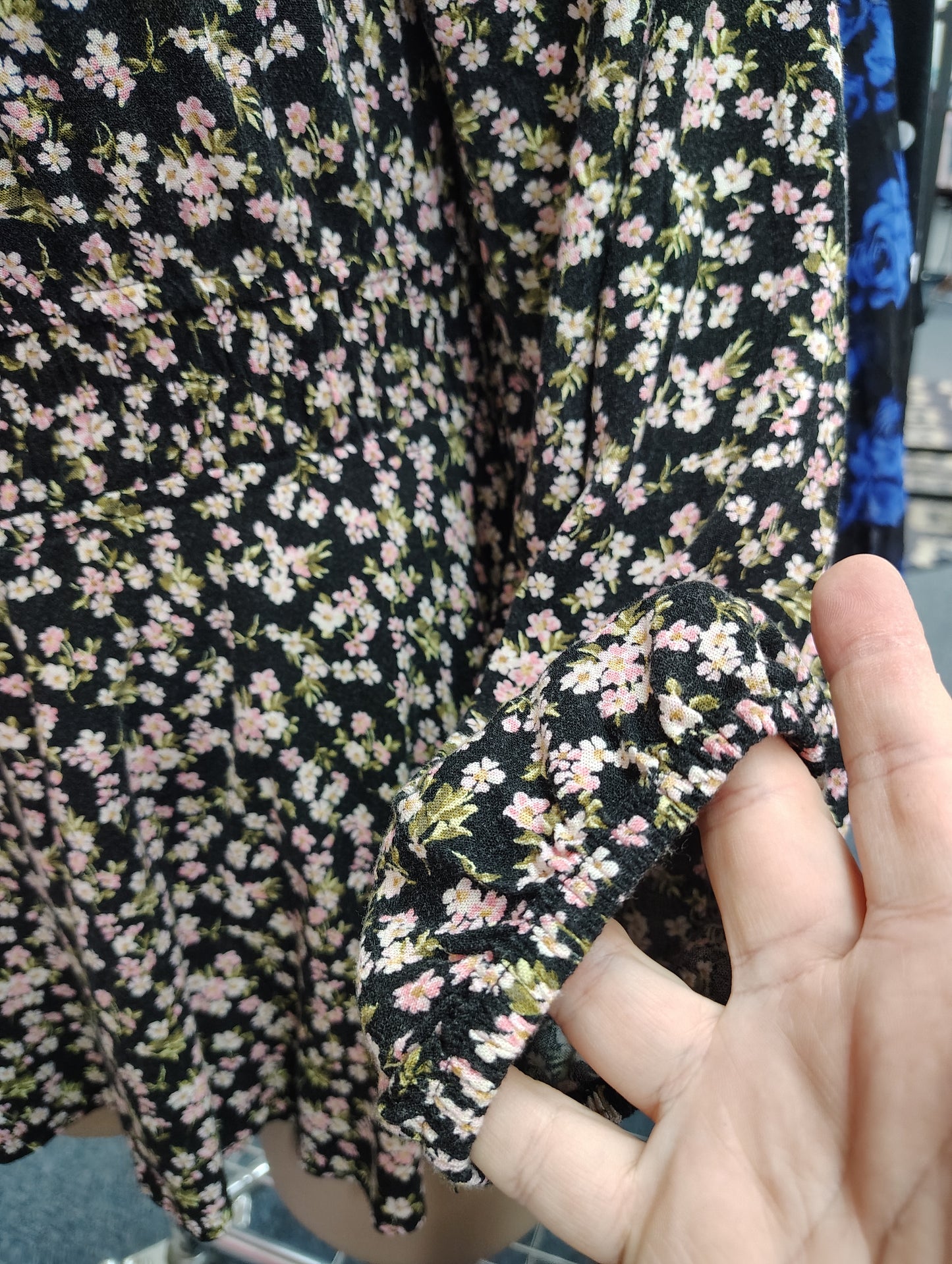 Torrid floral off the shoulder babydoll top size 5x