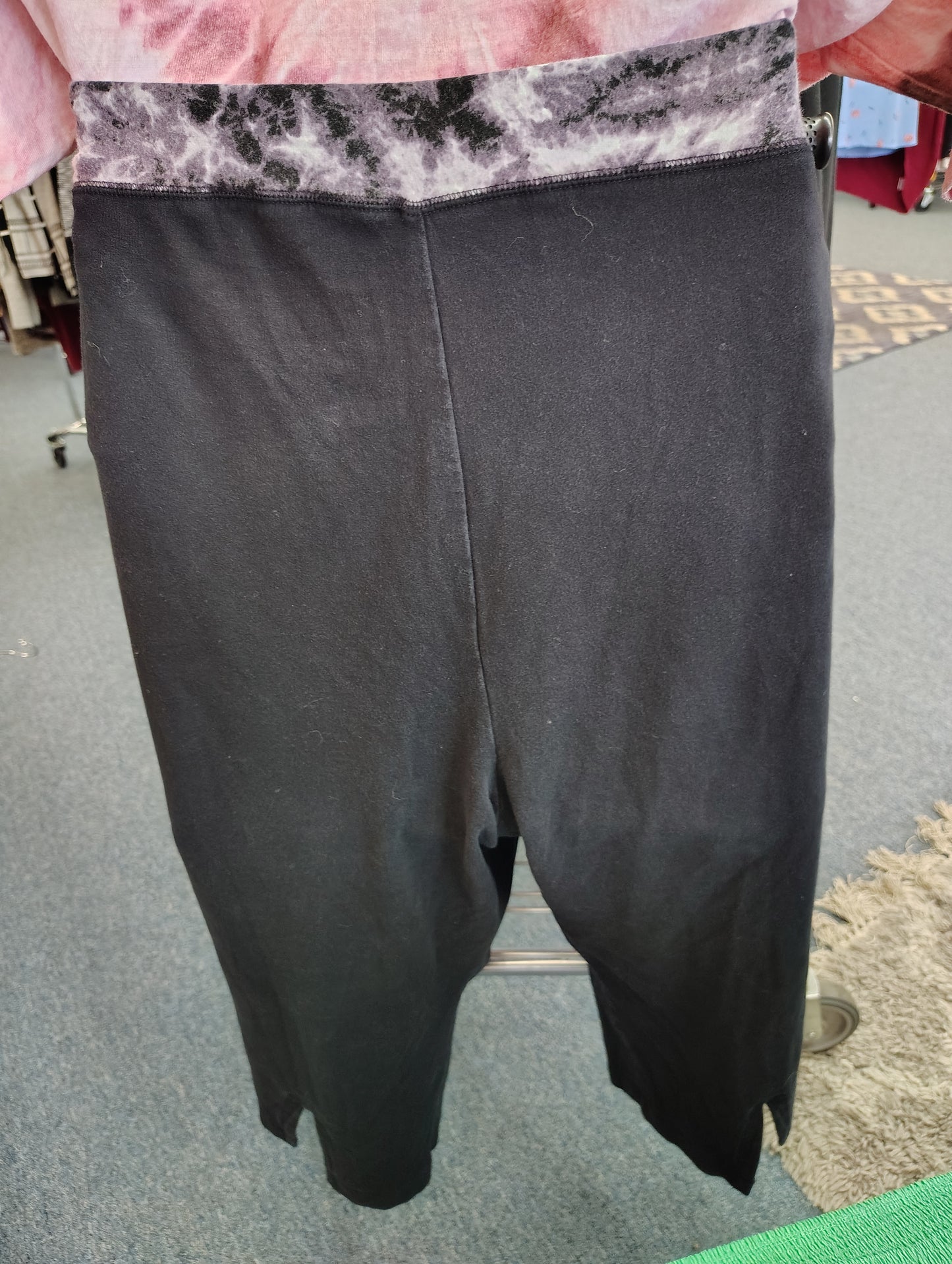 Catherines yoga capri lounge pants black size 4x