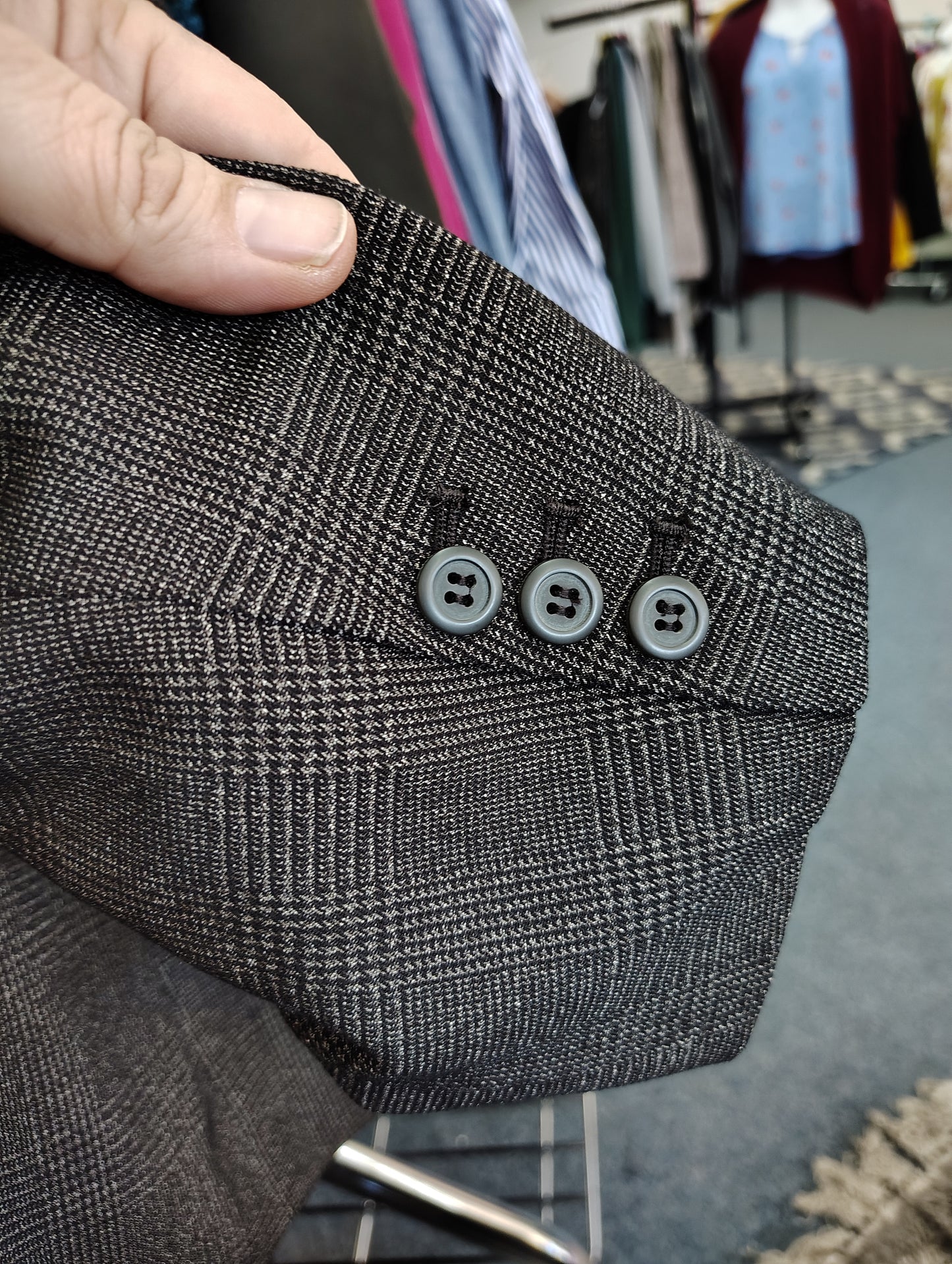 Lane Bryant brown plaid blazer jacket size 26 4x