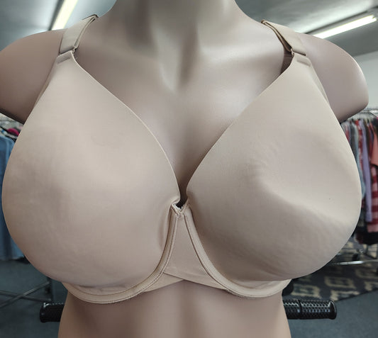 Cacique lightly lined full coverage nude bra size 44G