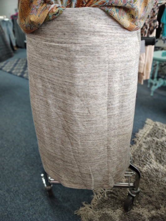 CJ Banks knit pull on heathered pencil skirt size 1x