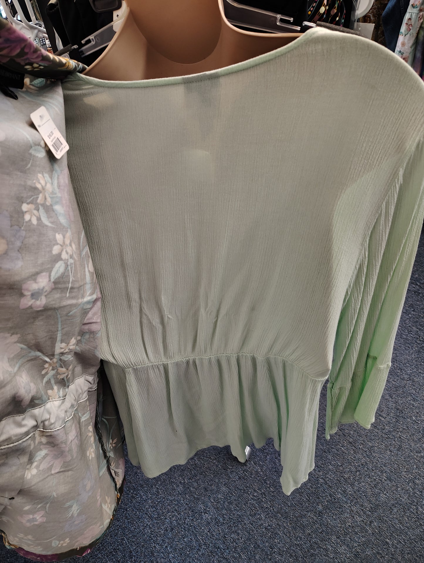 Torrid mint babydoll top size 2x