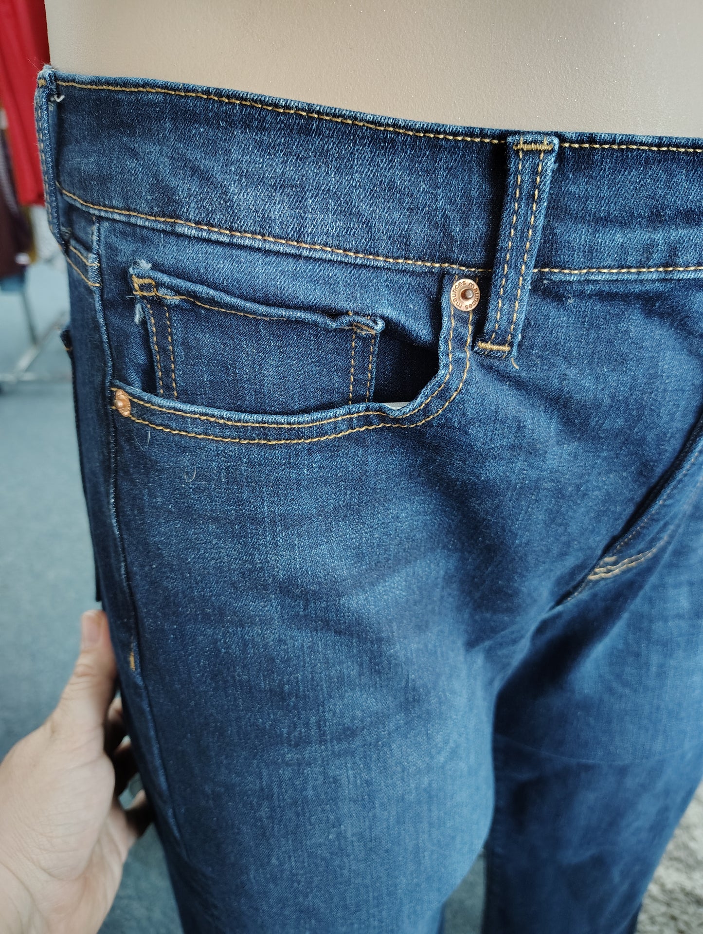 Maurices Sculpt high rise straight leg jeans size 14 short