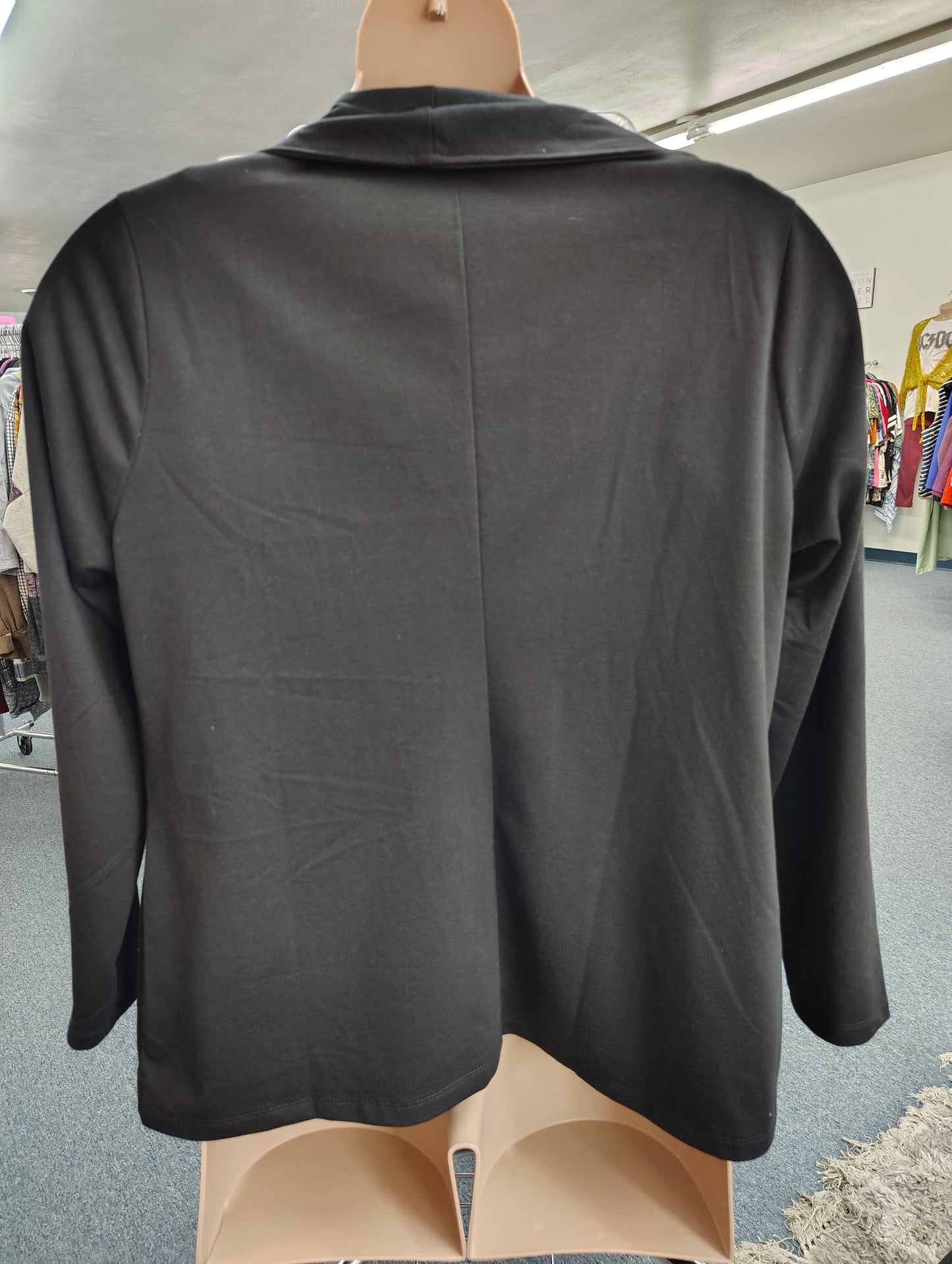 Andree by Unit black side zip moto blazer jacket size 1x