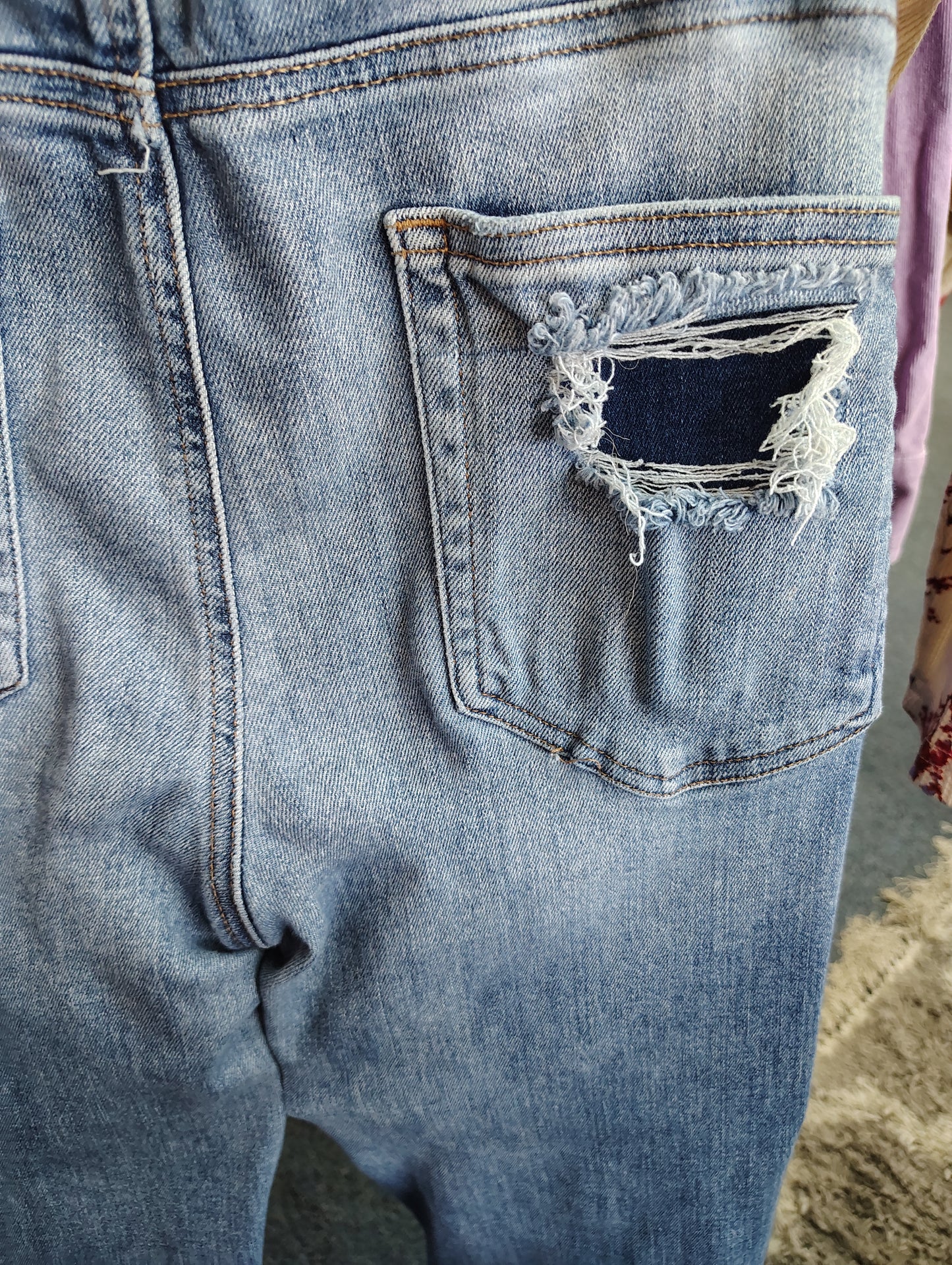 Maurices distressed high rise super skinny jeans size 20w