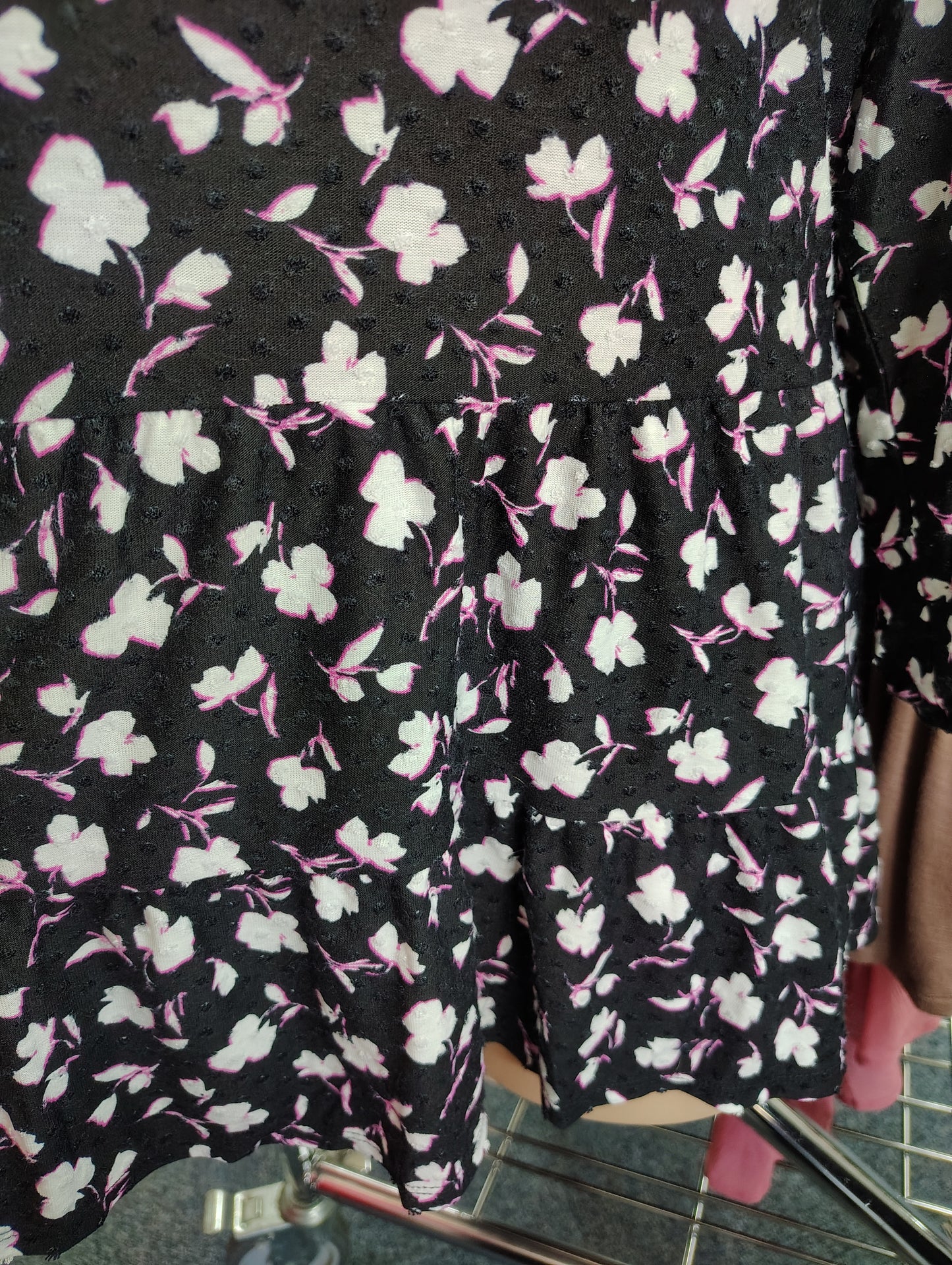 Lane Bryant NWT floral tiered top size 6x